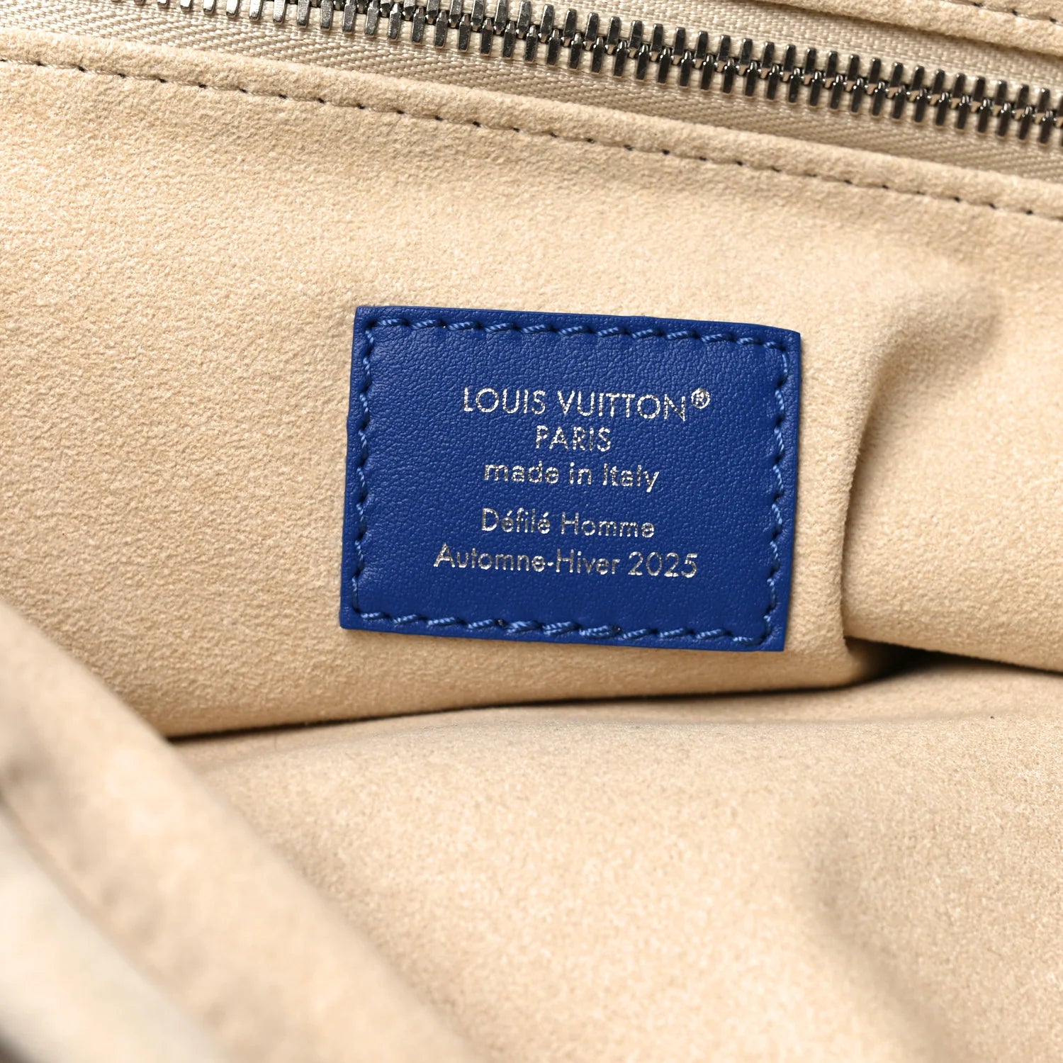 Nubuck Dust Bag Tote Ecru White