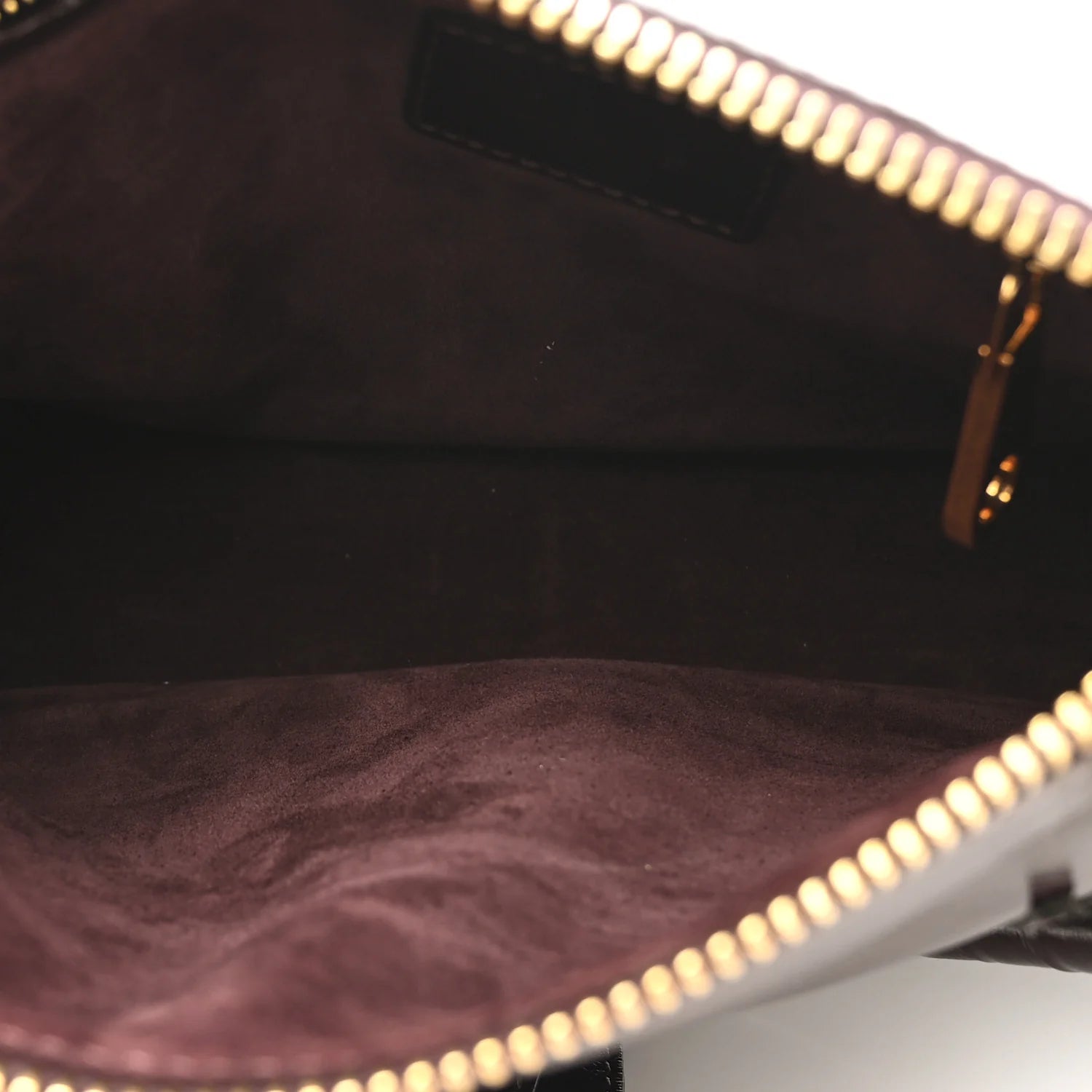 Shiny Calfskin Small Marcie Satchel Auburn Red