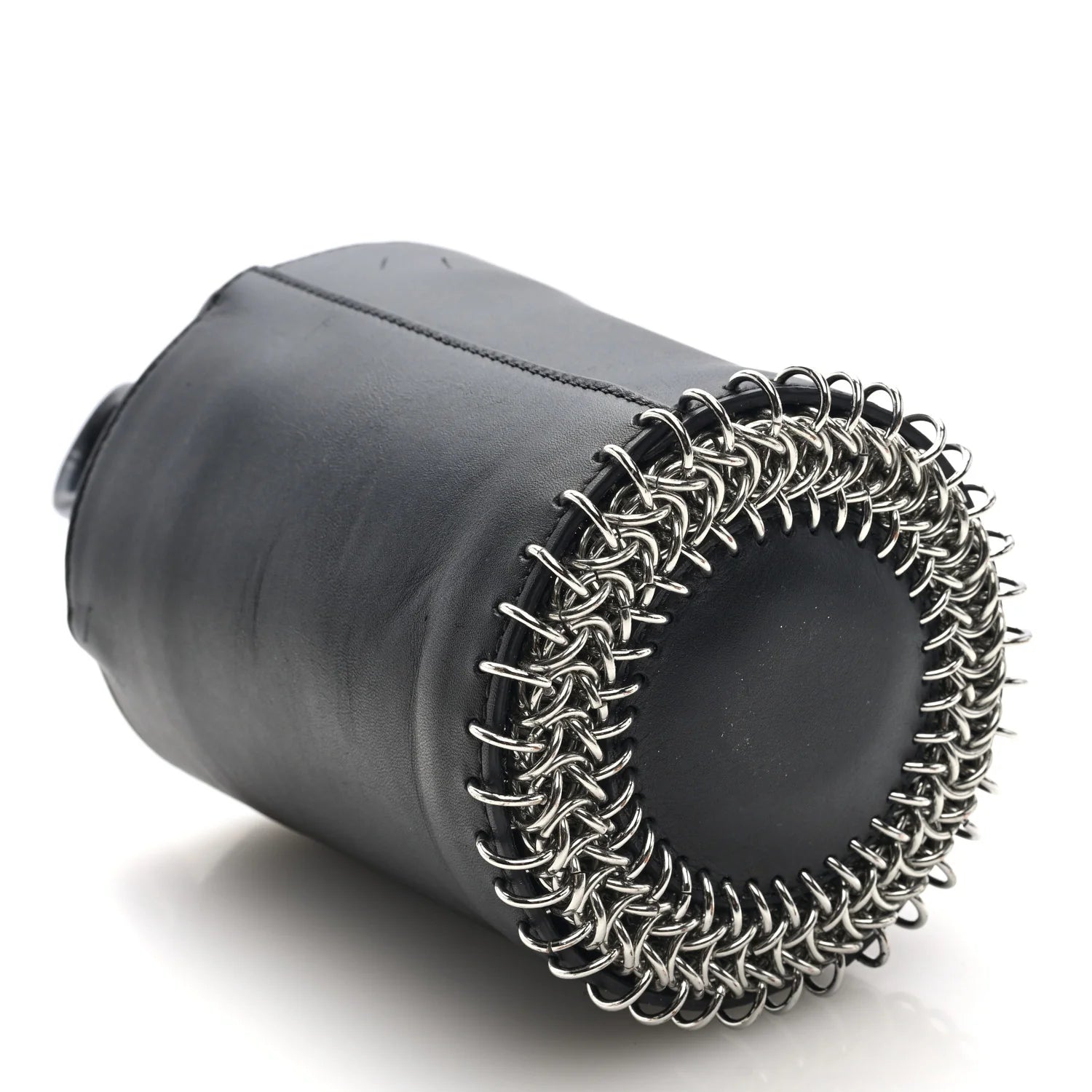 Smooth Calfskin Mini Roxy Bucket Bag Black