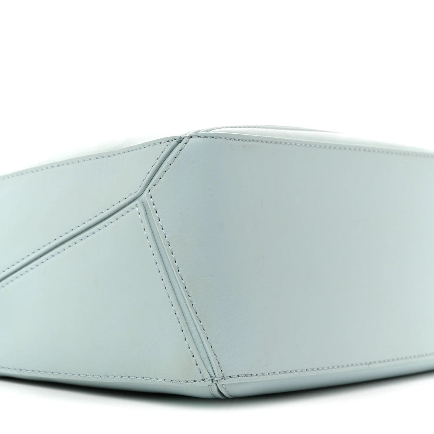 Grained Calfskin Small Puzzle Bag Aquamarine