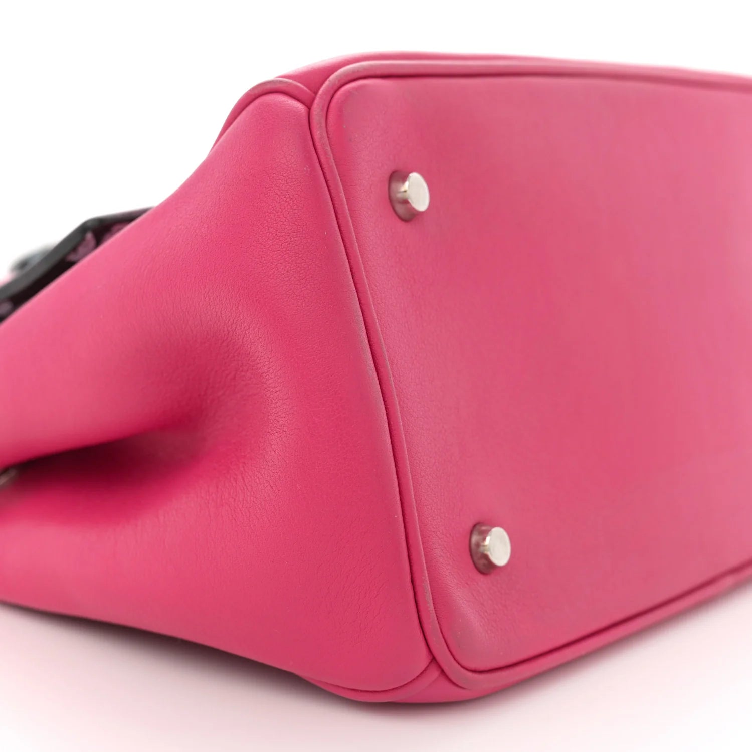 Smooth Calfskin Mini Be Dior Flap Pink