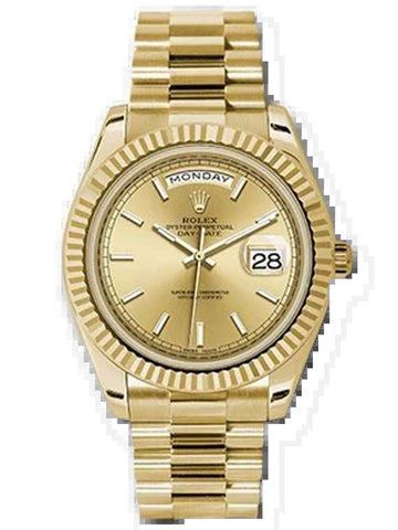 Rolex Oyster Perpetual Day-Date 40 Watch 228238 Chip