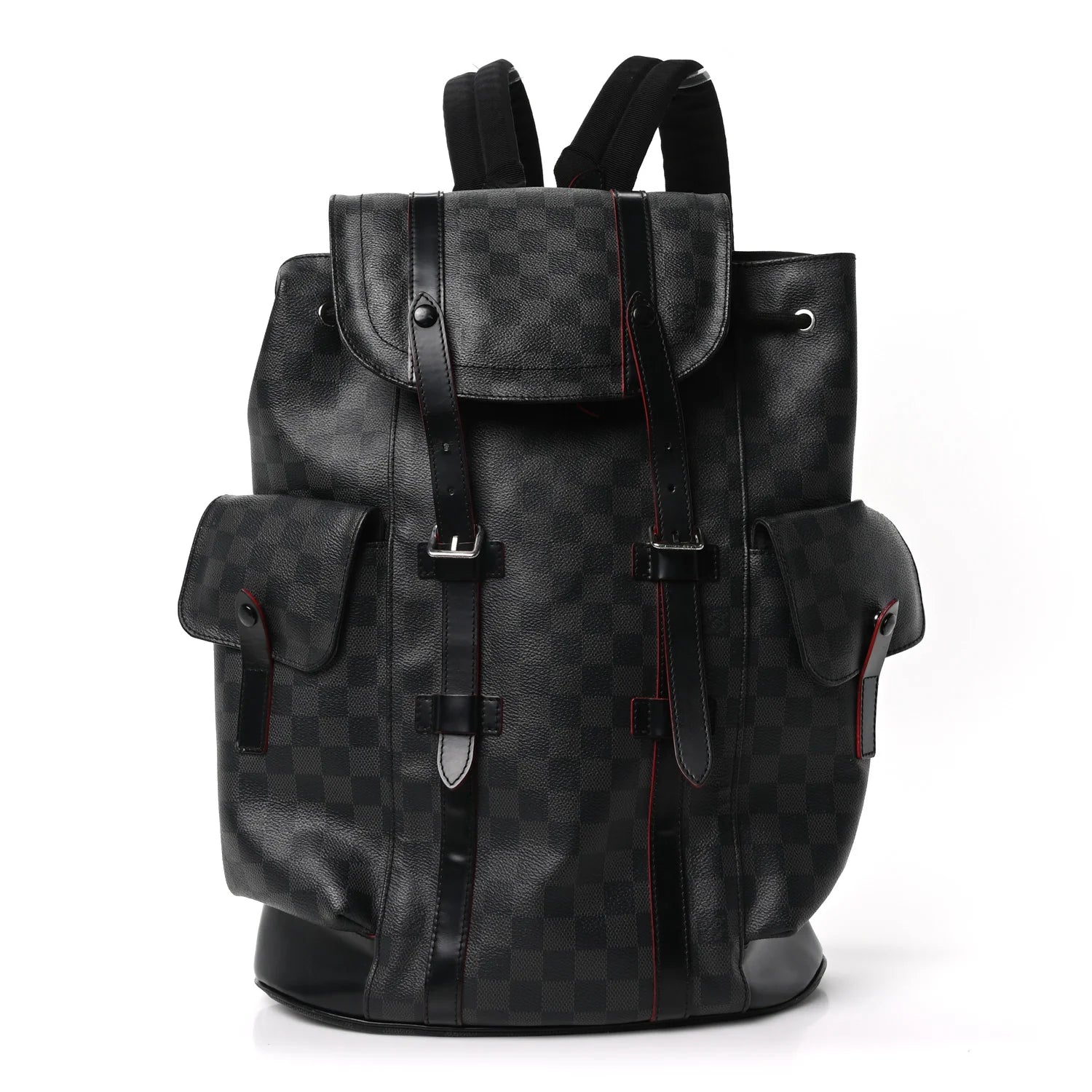 Damier Graphite Christopher PM Red