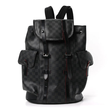 Damier Graphite Christopher PM Red