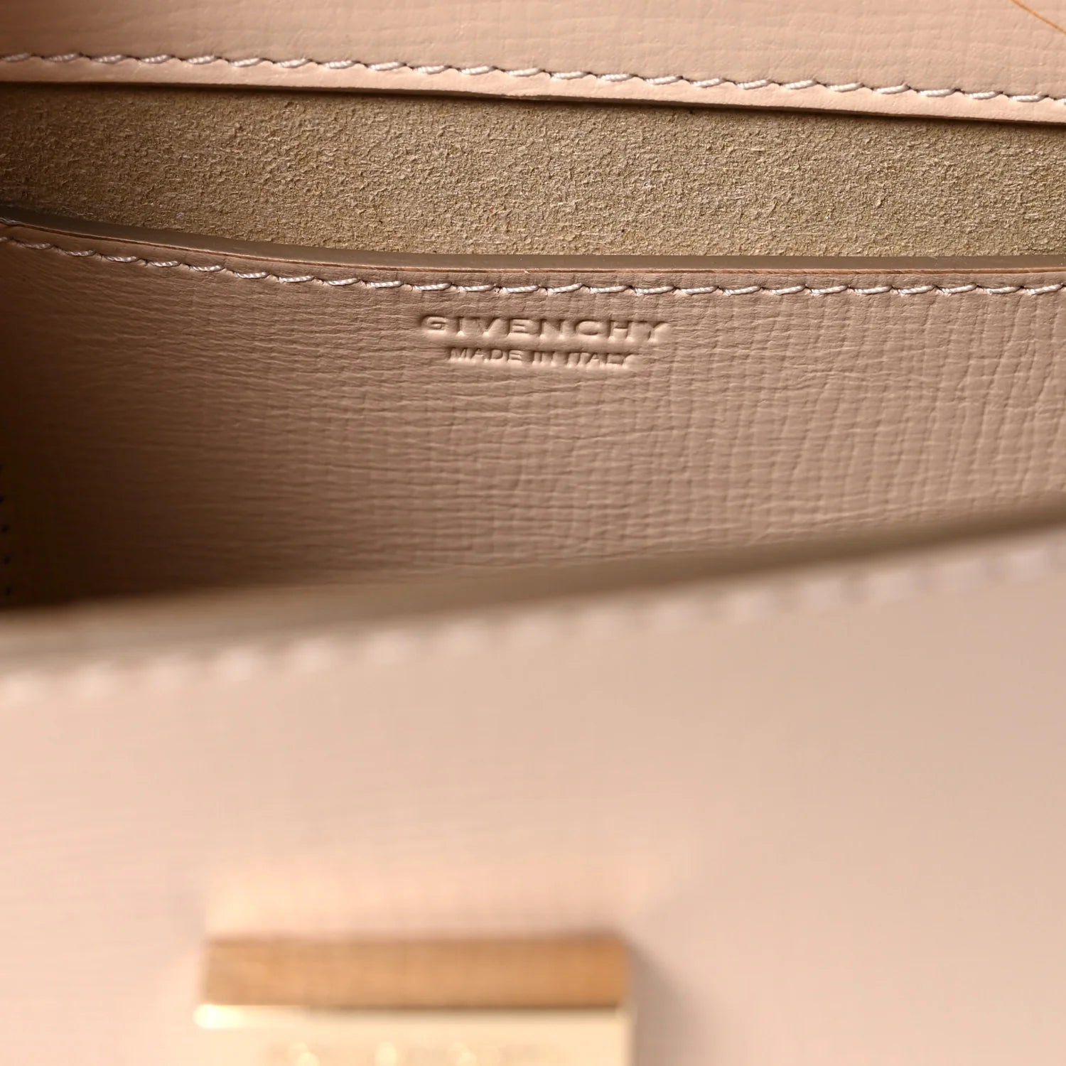 Textured Calfskin Micro Pandora Box Clutch Nude Pink