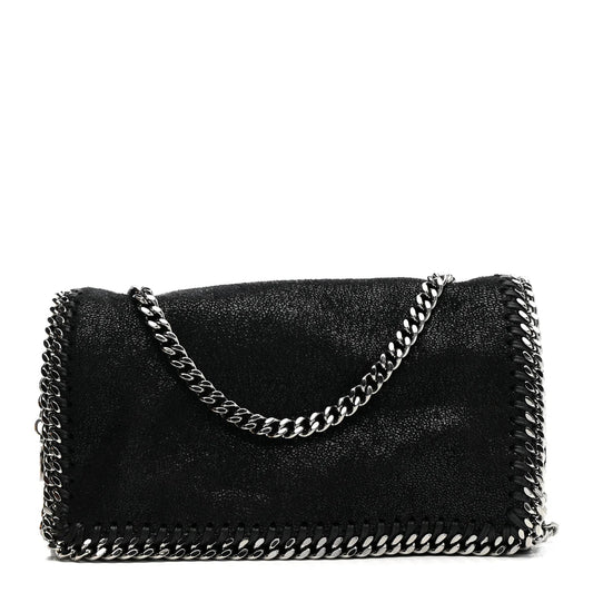 Shaggy Deer Falabella Crossbody Clutch Black