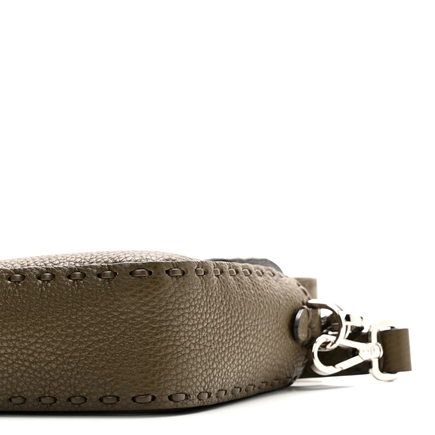 Cuoio Roma Sellerissima Nappa Sintetica Tape Stitch Baguette Wood