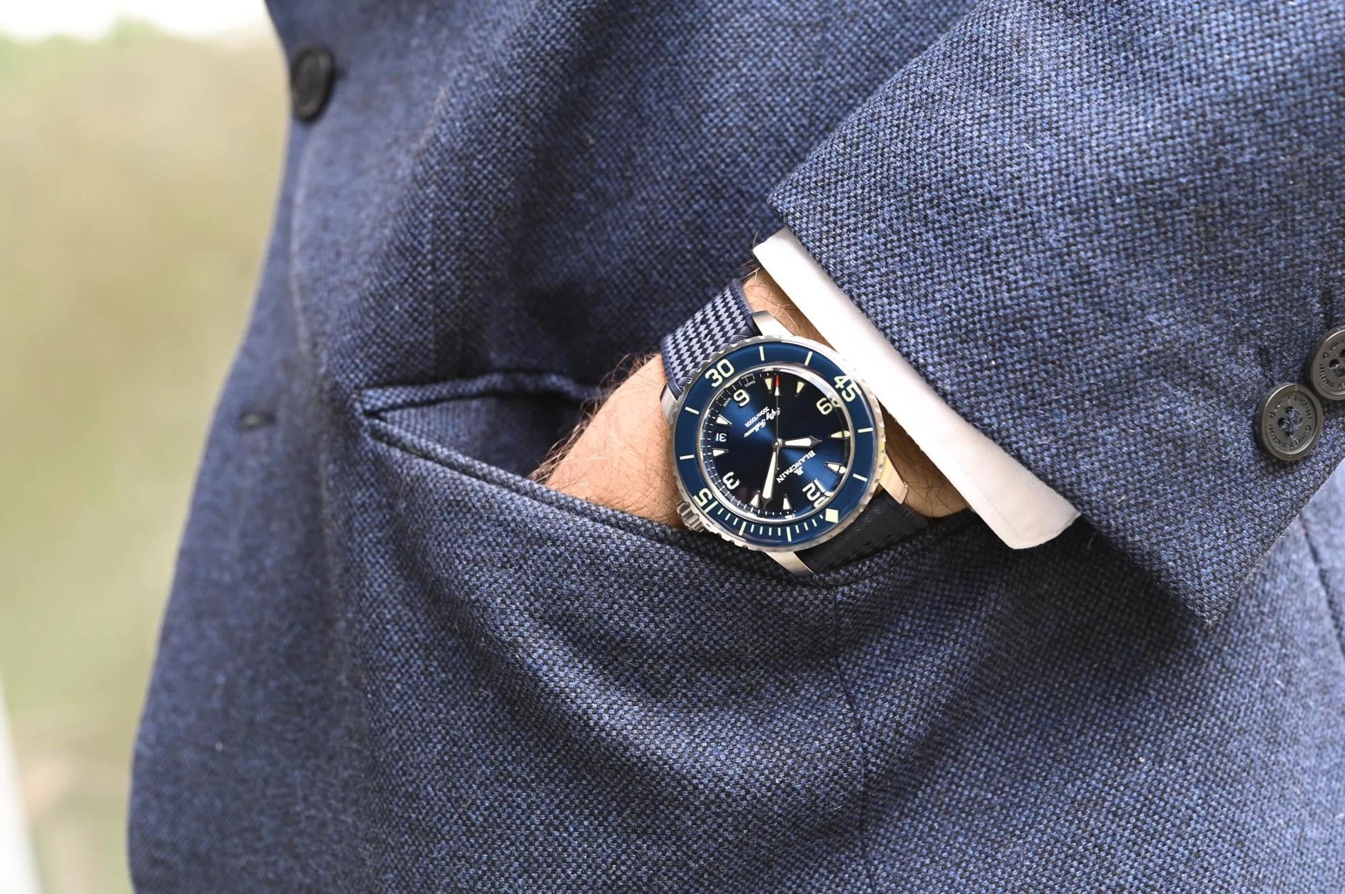 Unworn  Fifty Fathoms Automatique, Titanium, 42.3Mm, Ref# 5010-12B40-O64A, Box and Papers