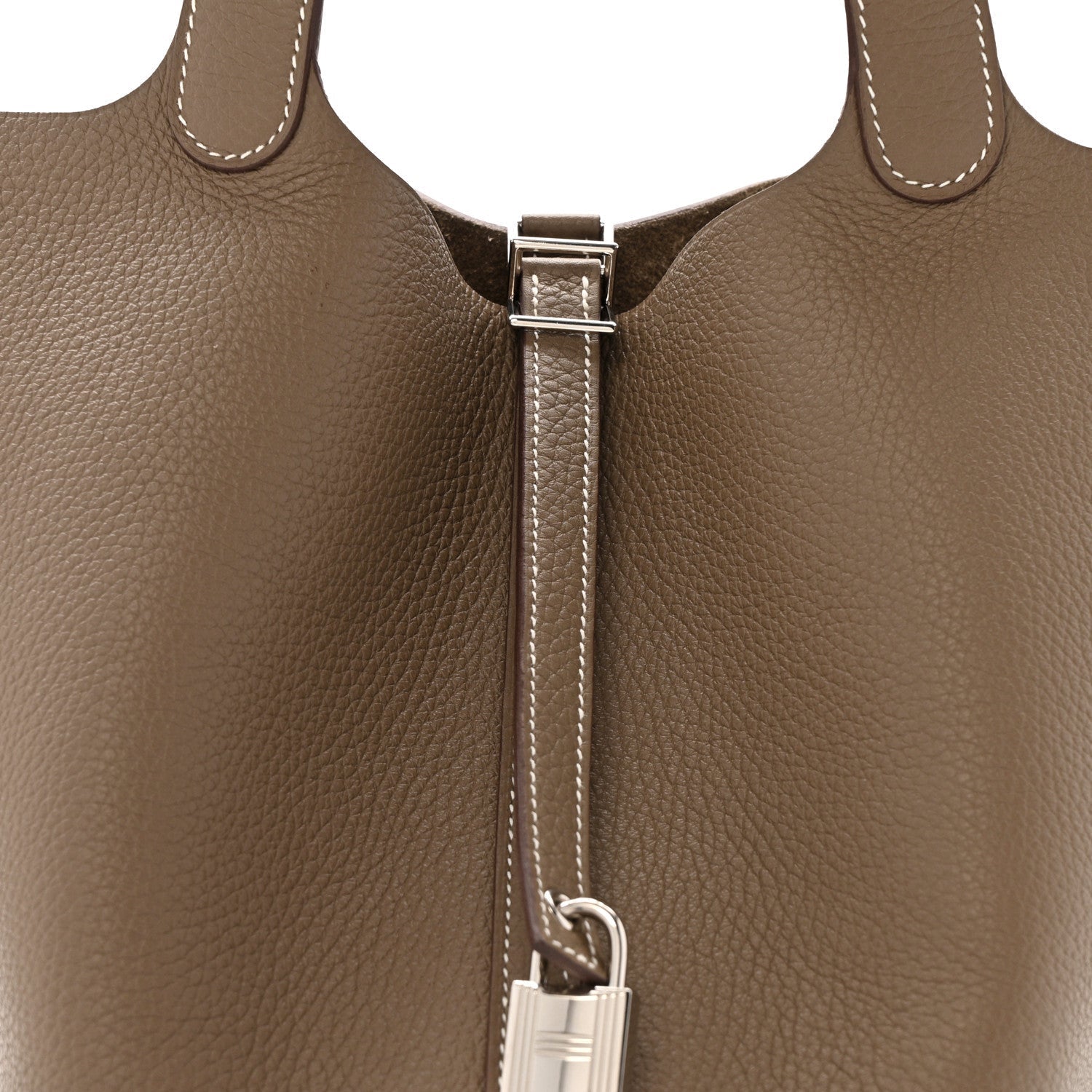 Taurillon Clemence Picotin Lock 22 MM Etoupe