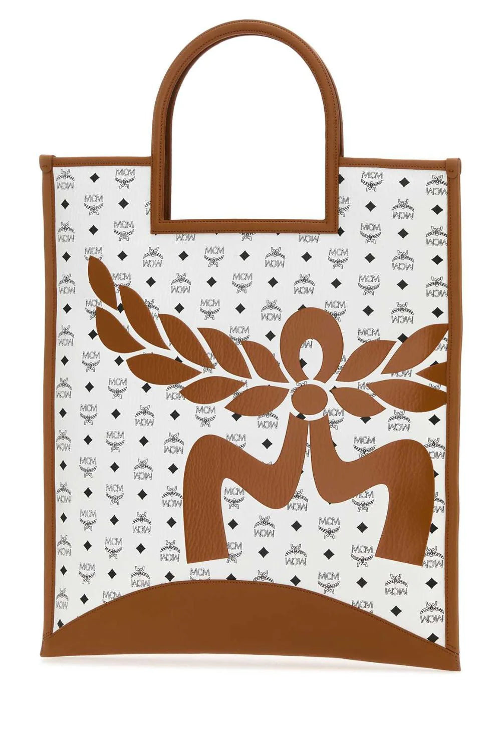 PRINTED CANVAS XL AREN SHOPPING BAG