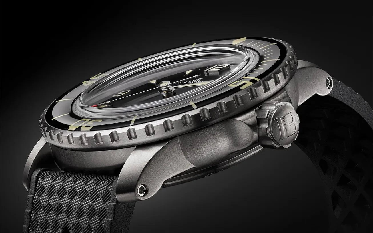 Unworn  Fifty Fathoms Automatique, Titanium, 42.3Mm, Ref# 5010-12B30-B52A, Box and Papers