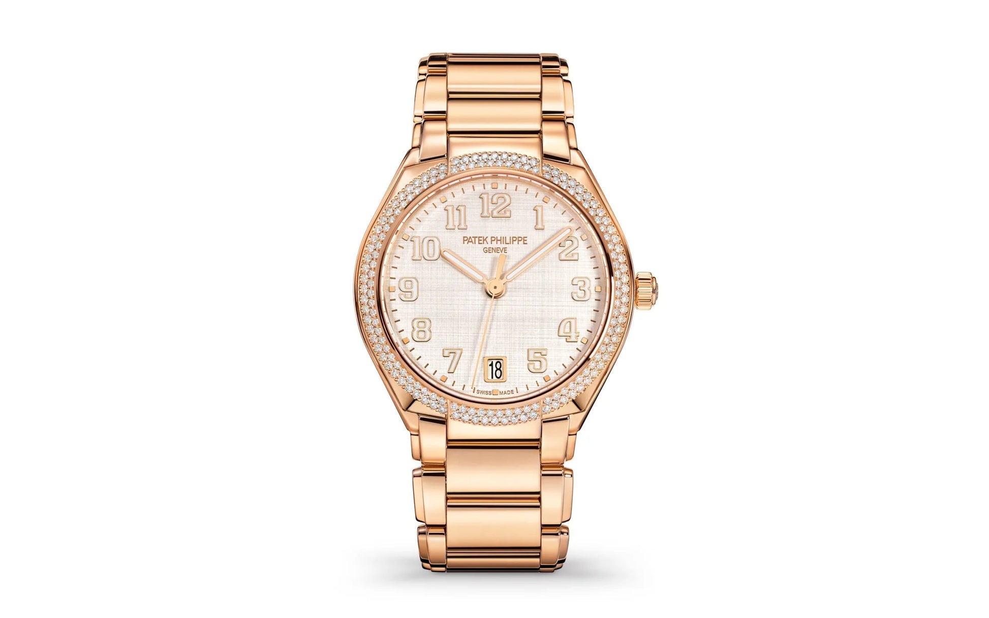 Twenty~4 Automatic, 18K Rose Gold with 160 Diamonds ~0,77Ct, 36Mm, Ref# 7300/1200R-010