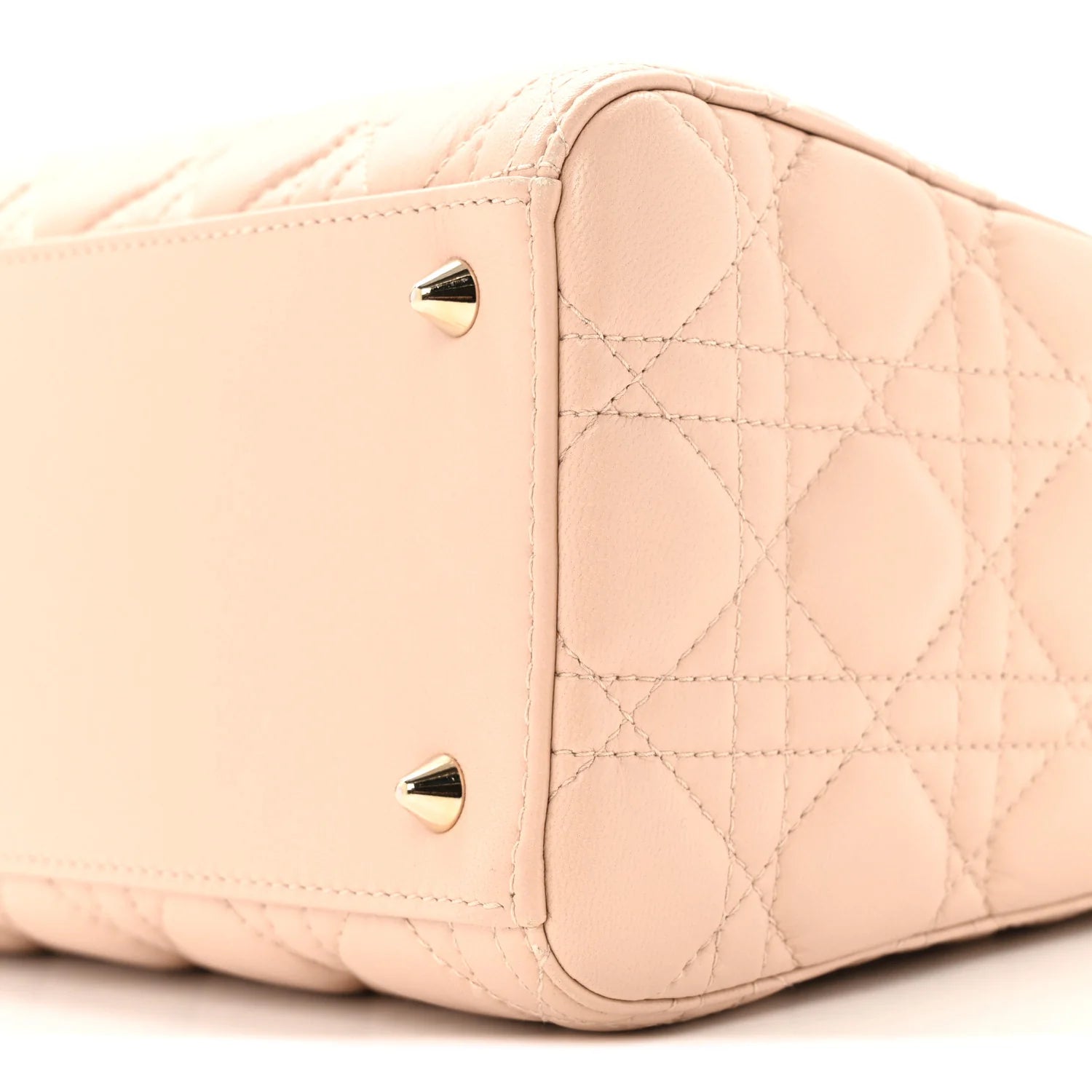 Lambskin Cannage Medium Lady Dior Light Pink