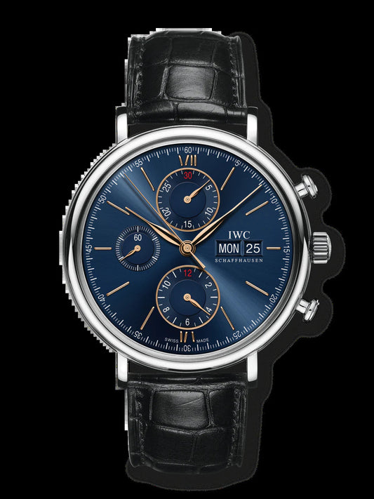 Unworn  Portofino Chronograph, Stainless Steel, 42Mm, Ref# IW391036, Box and Papers