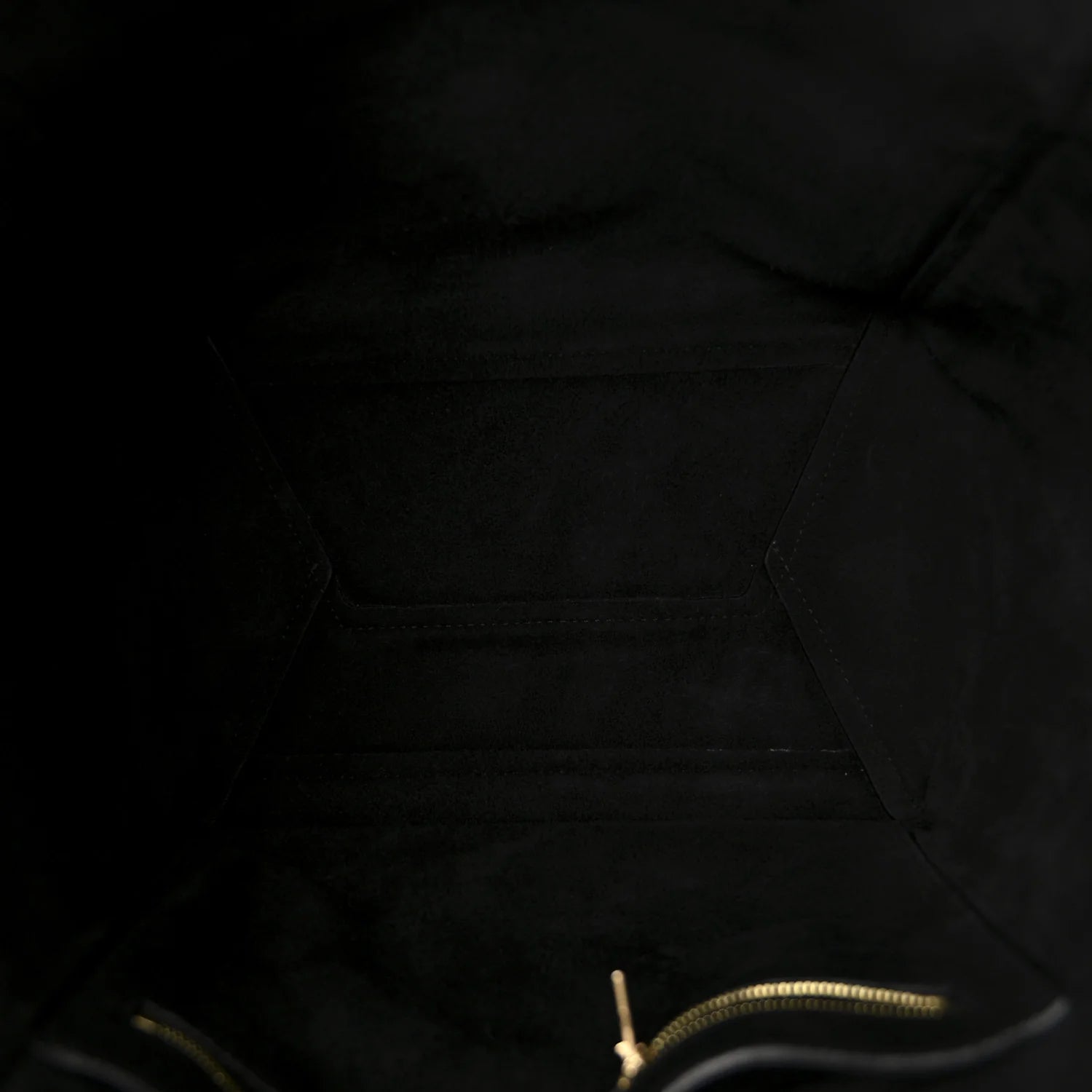 Soft Grained Calfskin Sangle Bucket Bag Black