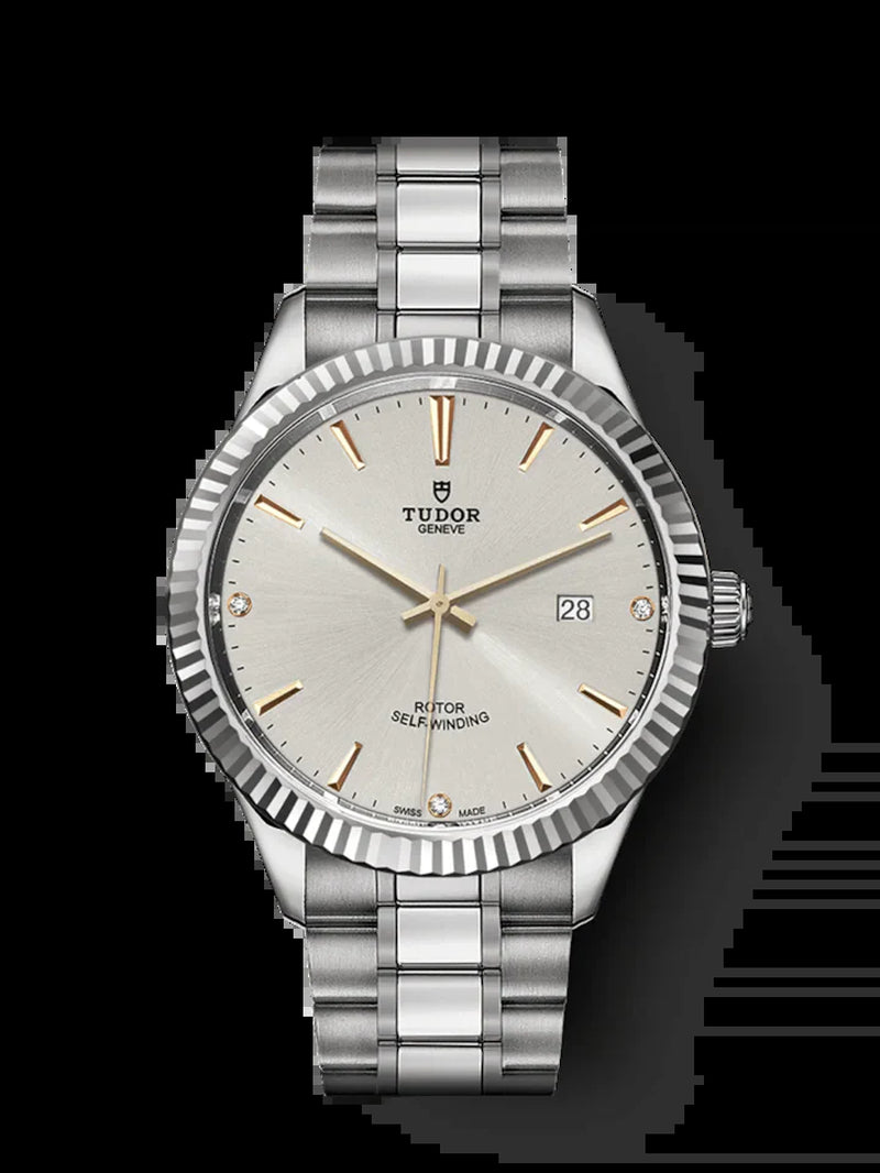 Style, Stainless Steel and Diamond-Set, 41Mm, Ref# M12710-0011