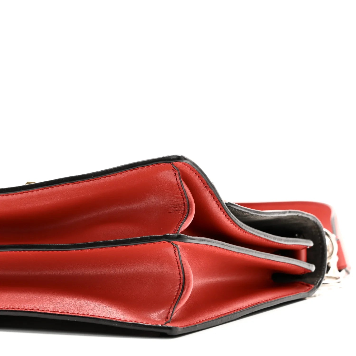 Vitello Liberty Dolce Floral Embroidered Studded Kan I Shoulder Bag Bloody Mary Multicolor