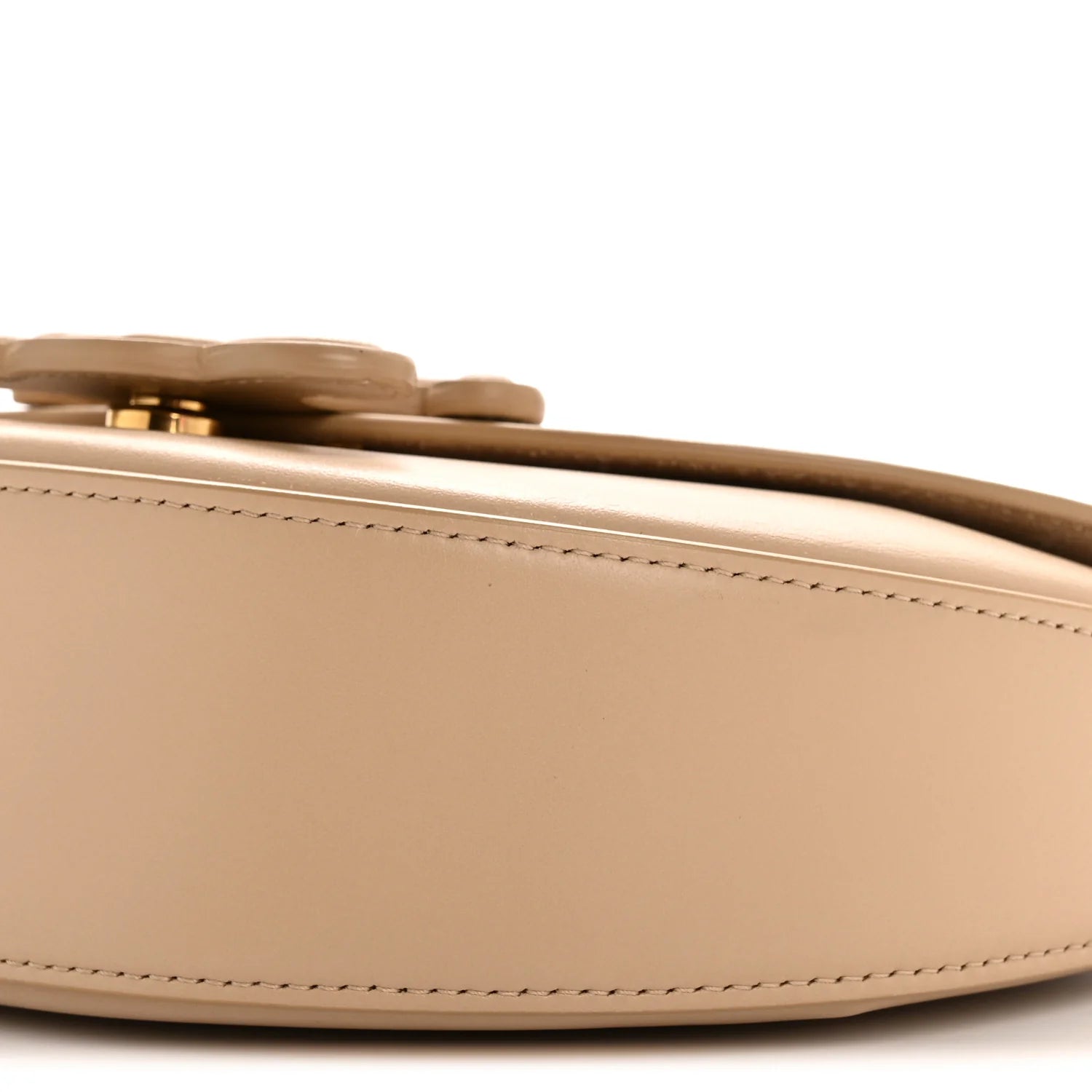 Smooth Calfskin Triomphe Besace Bag Nude