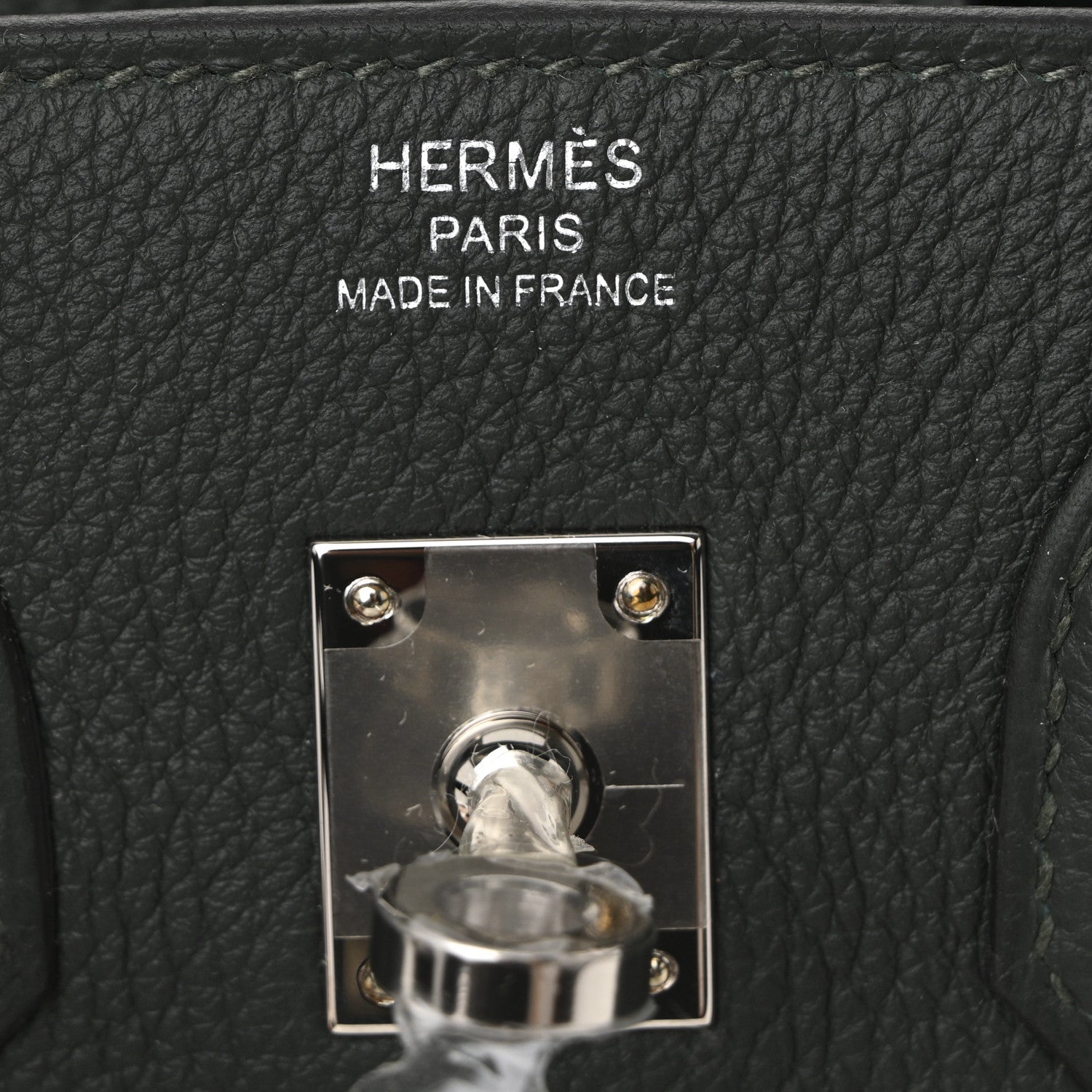 Togo Birkin 25 Vert Fonce