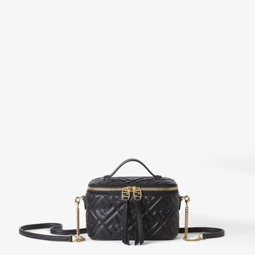 LAMB LEATHER NERO BAG