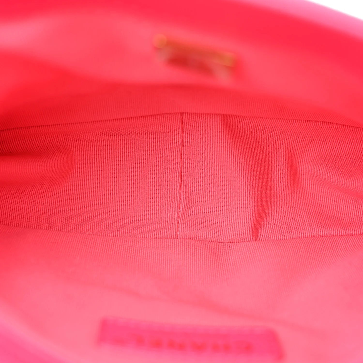 Shiny Caviar Quilted Small Chain Melody Flap Dark Pink