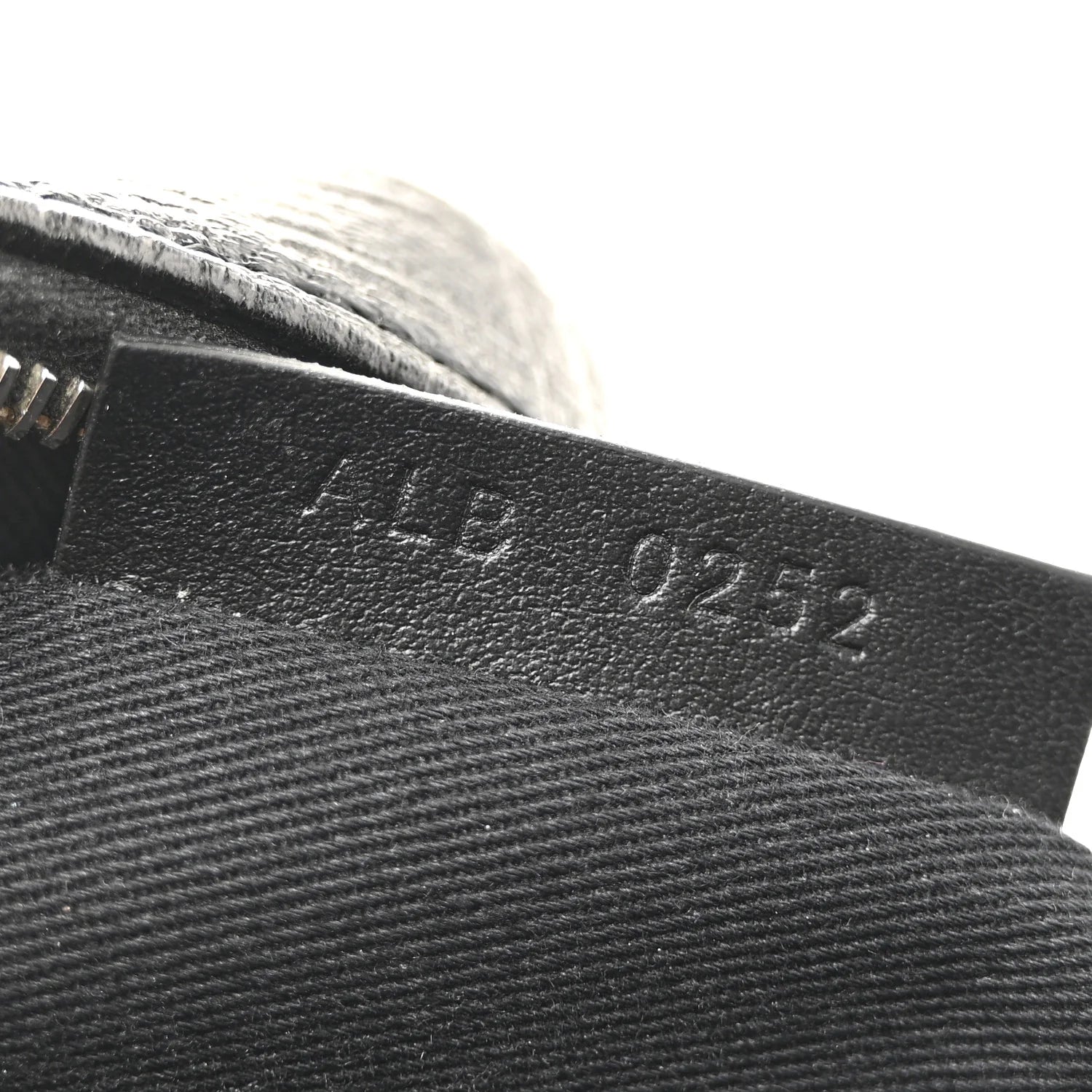 Coated Canvas Logo Embossed G Essentials Camera Bag Black