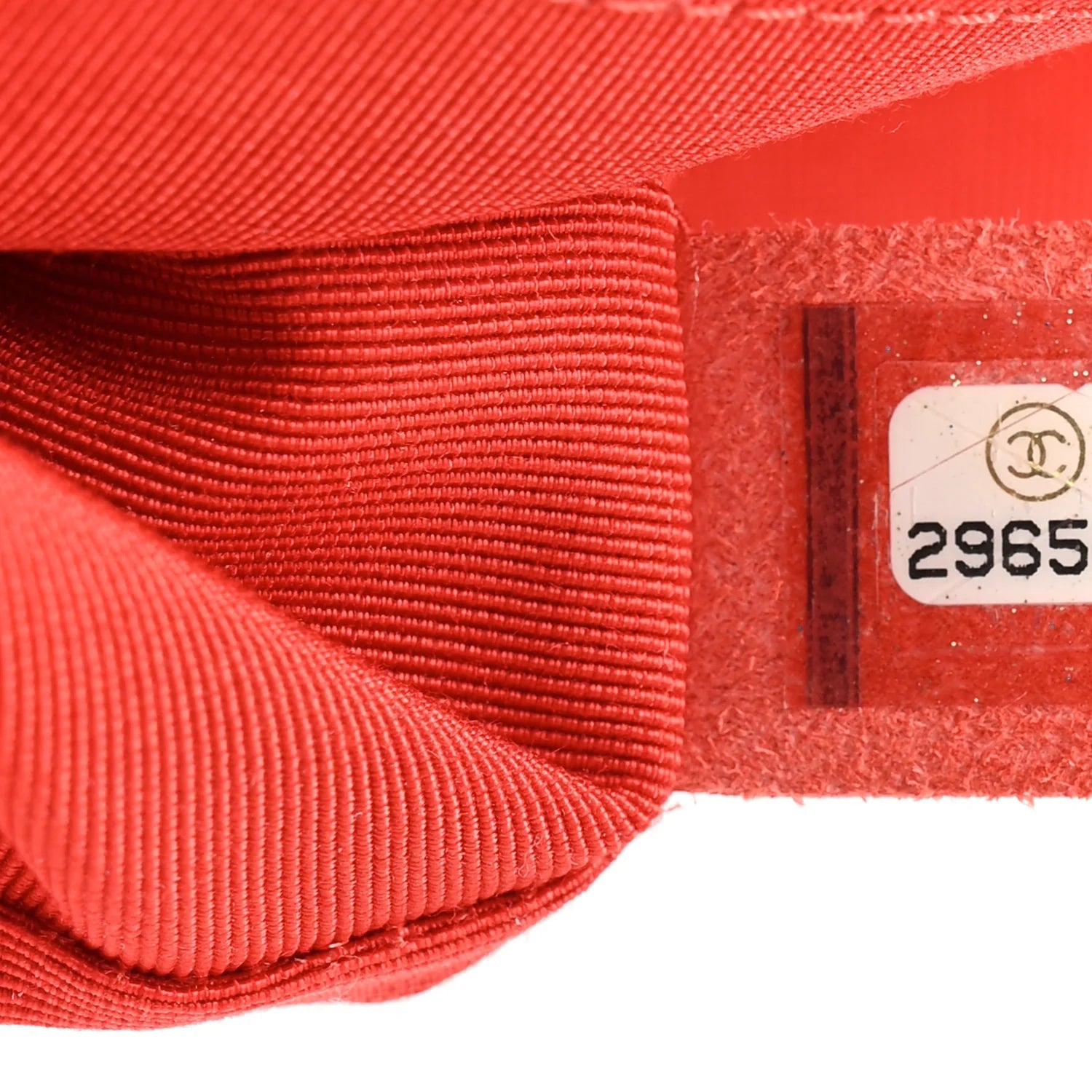 Silk Chain Printed Medium Single Flap Red