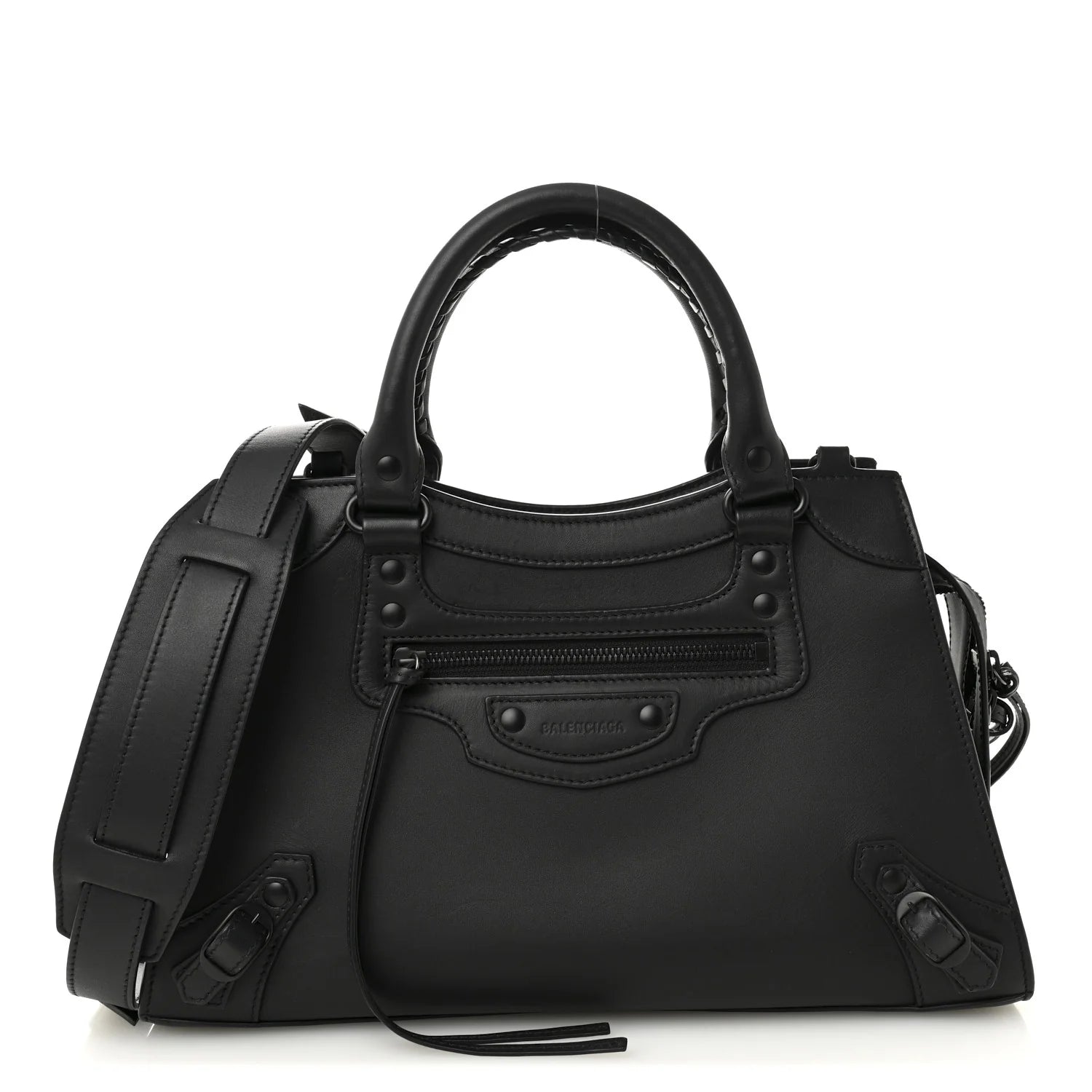Smooth Calfskin Neo Classic Black Hardware S City Black