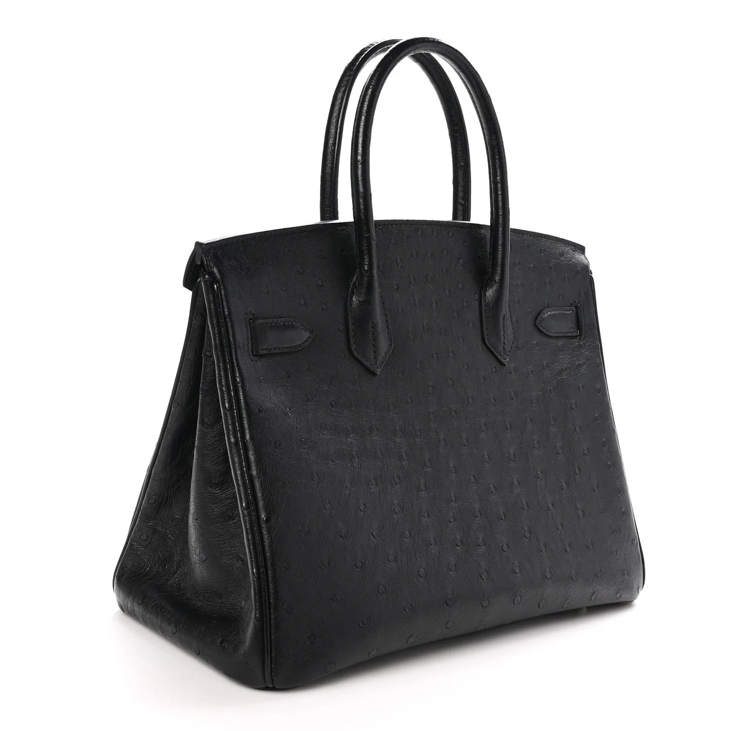 Ostrich Birkin 30 Black