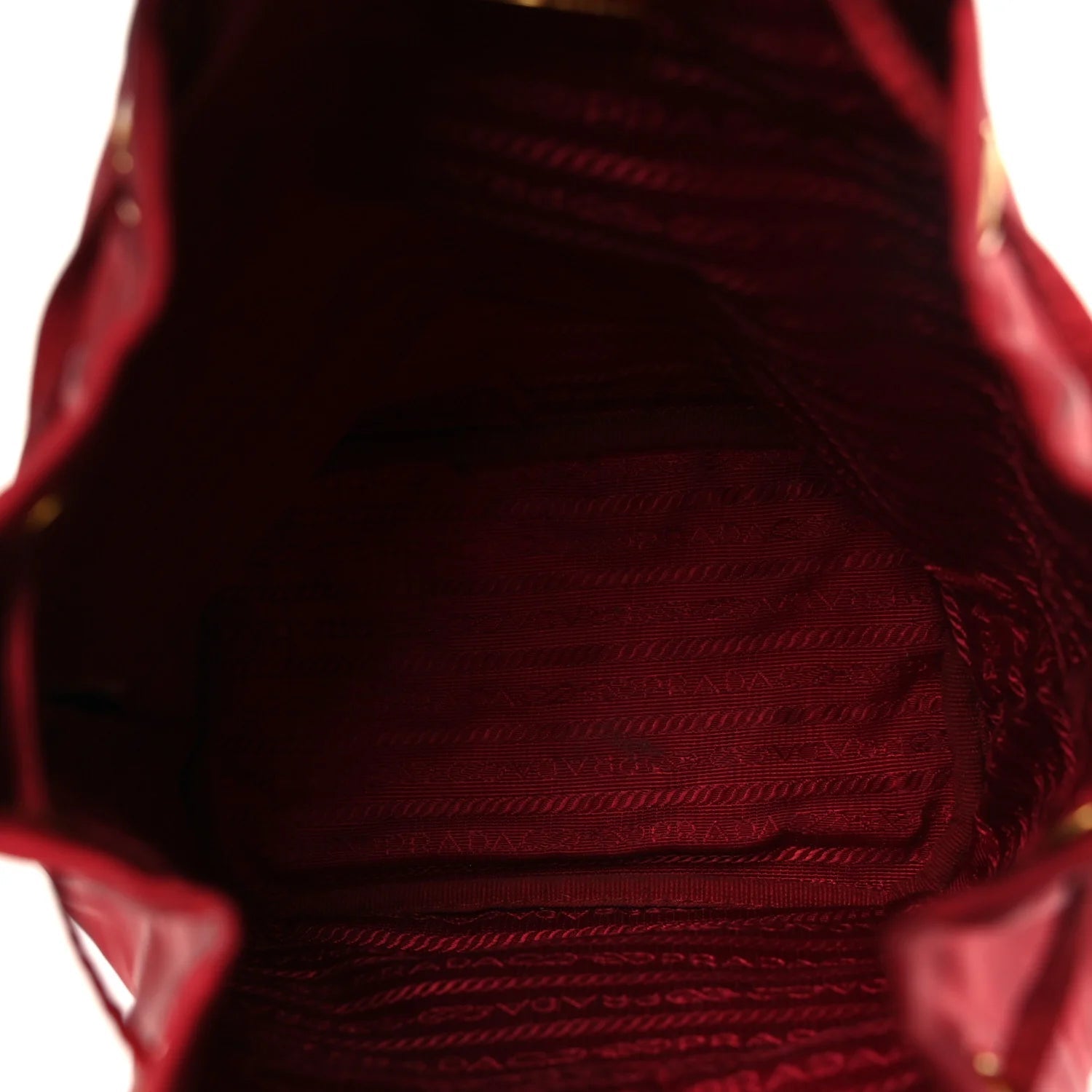 Nylon Vela Saffiano Mini Bucket Crossbody Bag