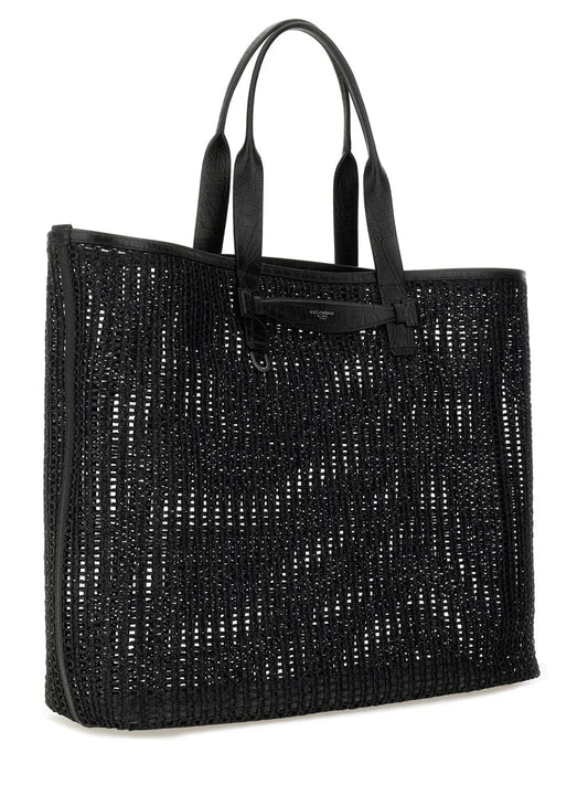 WOVEN MESH SHOPPING BAG