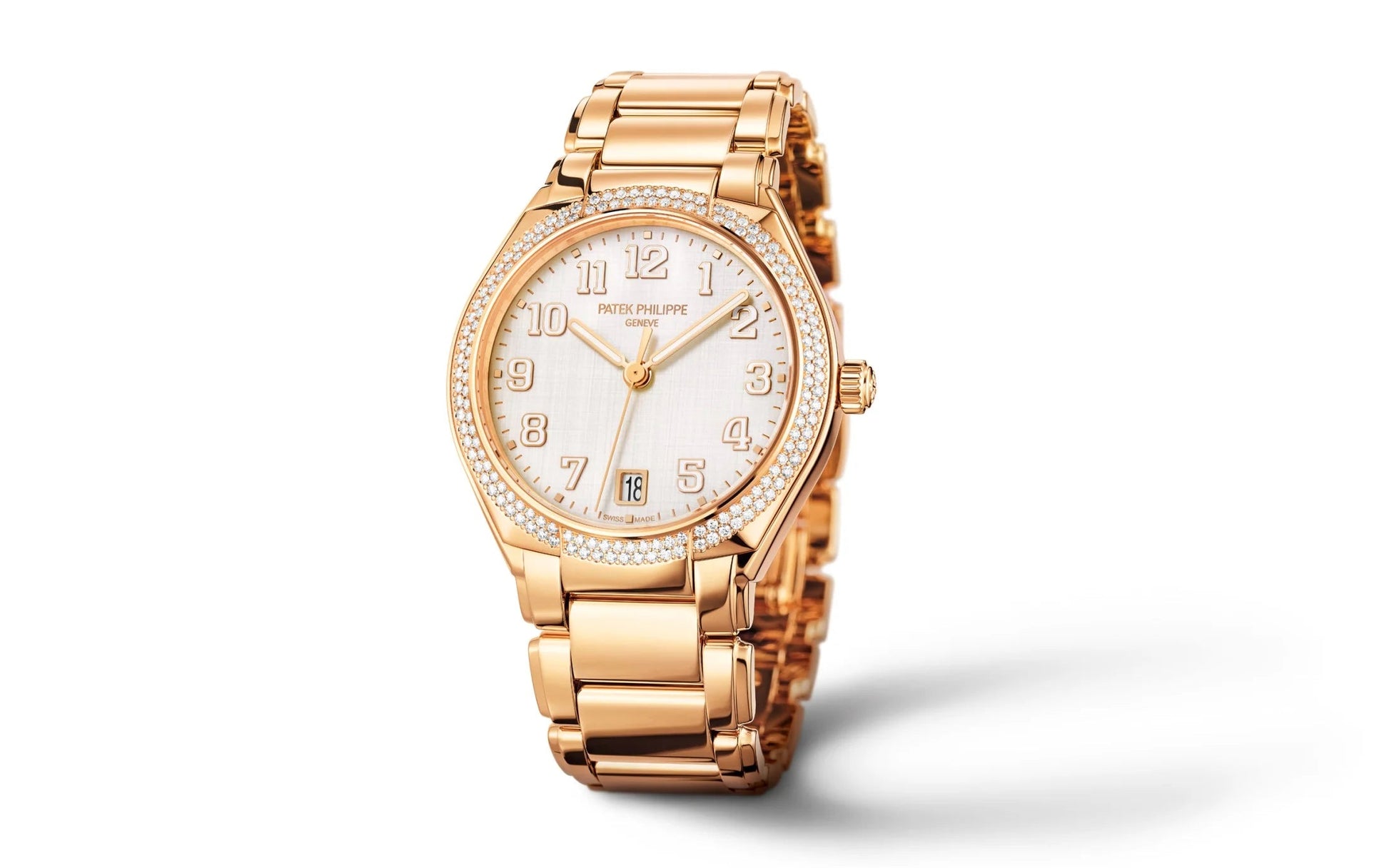 Twenty~4 Automatic, 18K Rose Gold with 160 Diamonds ~0,77Ct, 36Mm, Ref# 7300/1200R-010