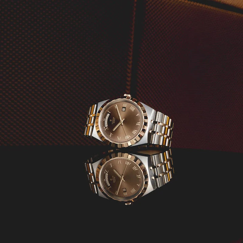 Royal, Stainless Steel and 18K Yellow Gold, 41Mm, Ref# M28603-0007