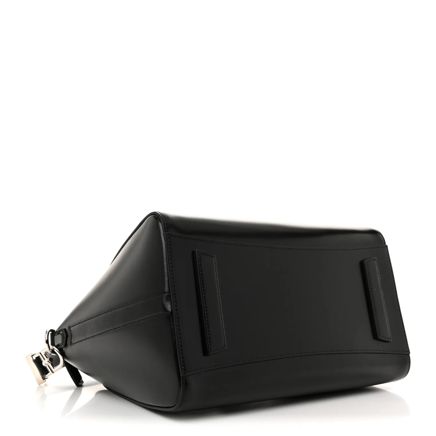 Shiny Lord Calfskin Medium Antigona Black