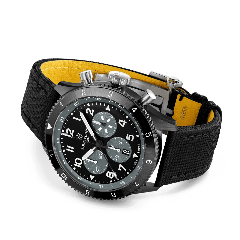 Super Avi B04 Chronograph Gmt 46 Mosquito Night Fighter Ref# SB04451A1B1X1, Box and Papers