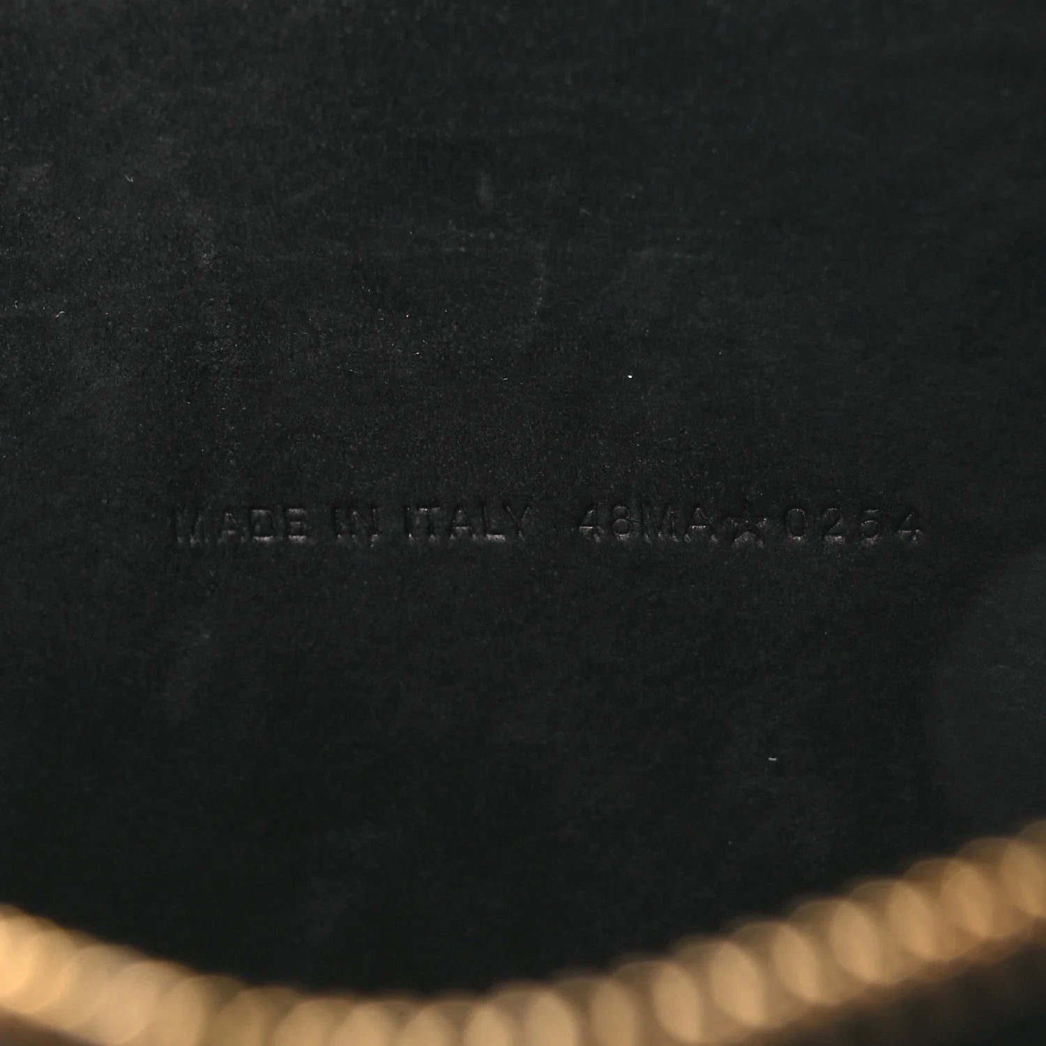 Grained Calfskin Caro Double Pouch Black