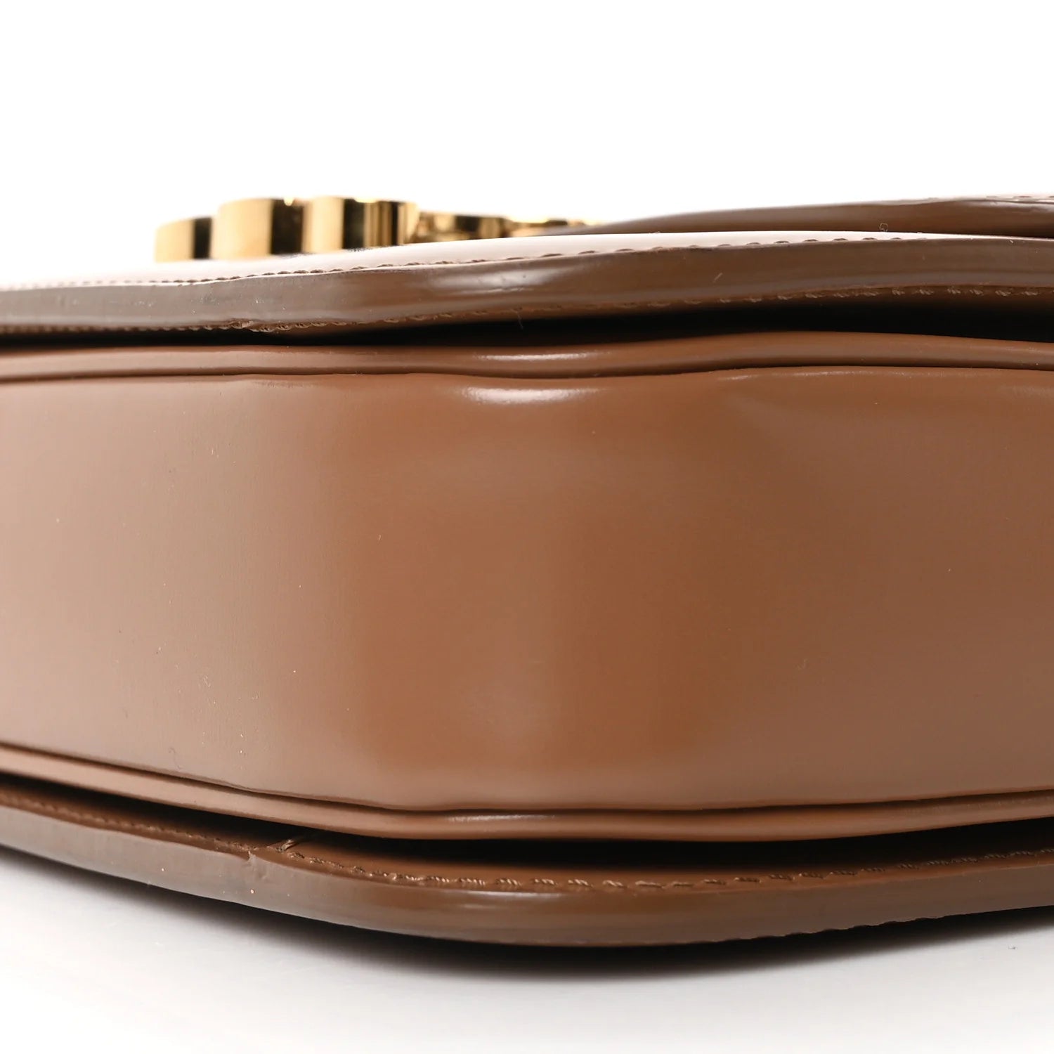 Shiny Calfskin Medium Triomphe Bronze