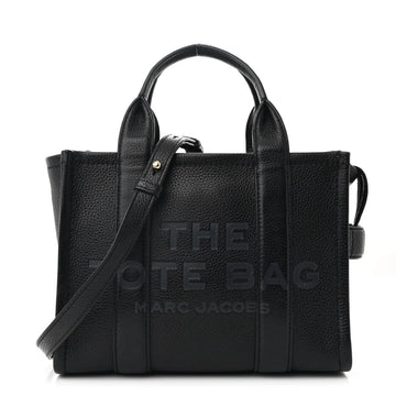 Grained Calfskin Small the Tote Bag Black