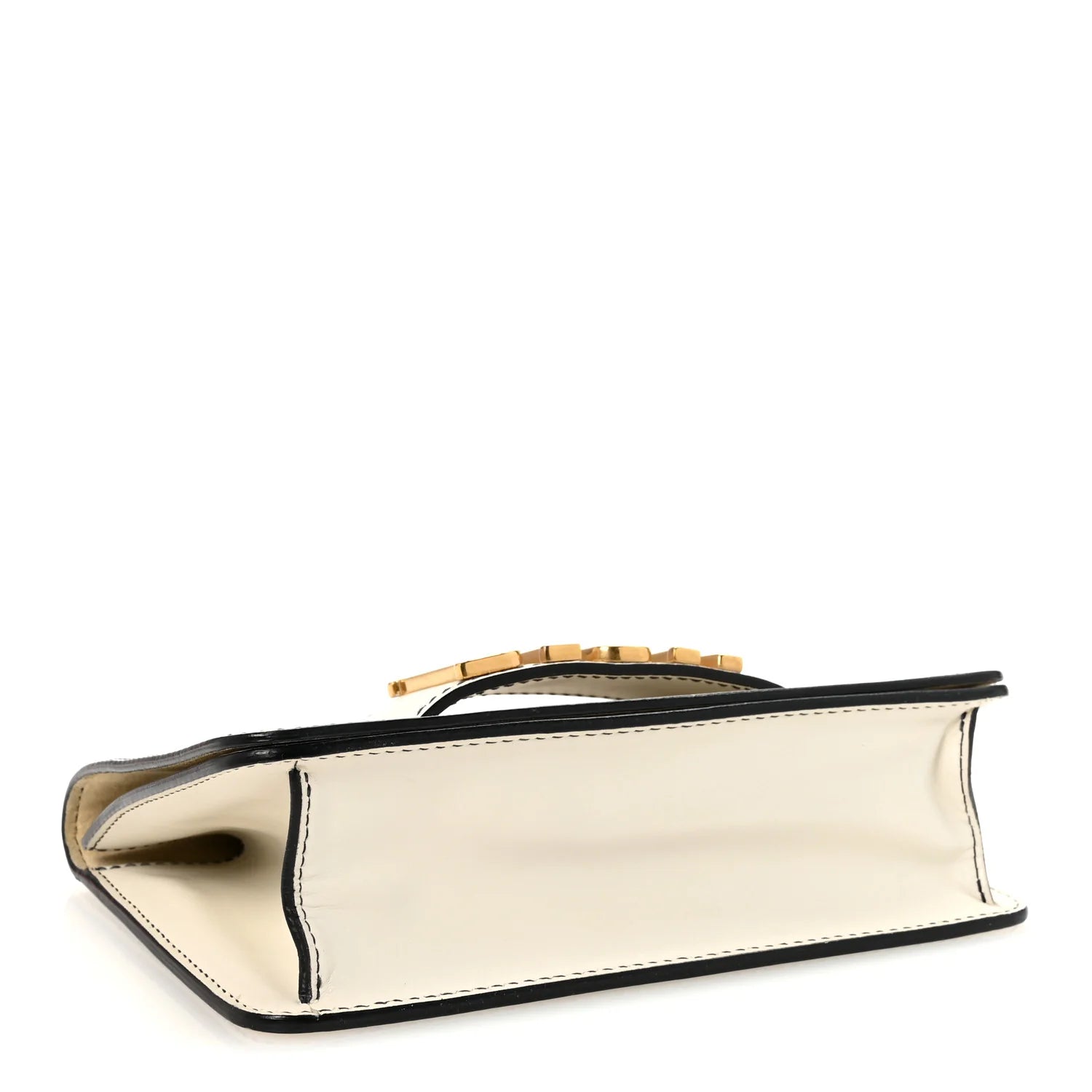 Smooth Calfskin Dio(R)Evolution Flap Clutch White