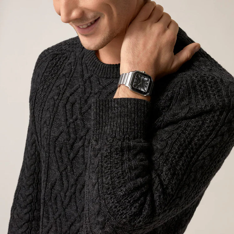 Unworn  Santos De , Stainless Steel, 39.8Mm, Ref# WSSA0037, Box and Papers