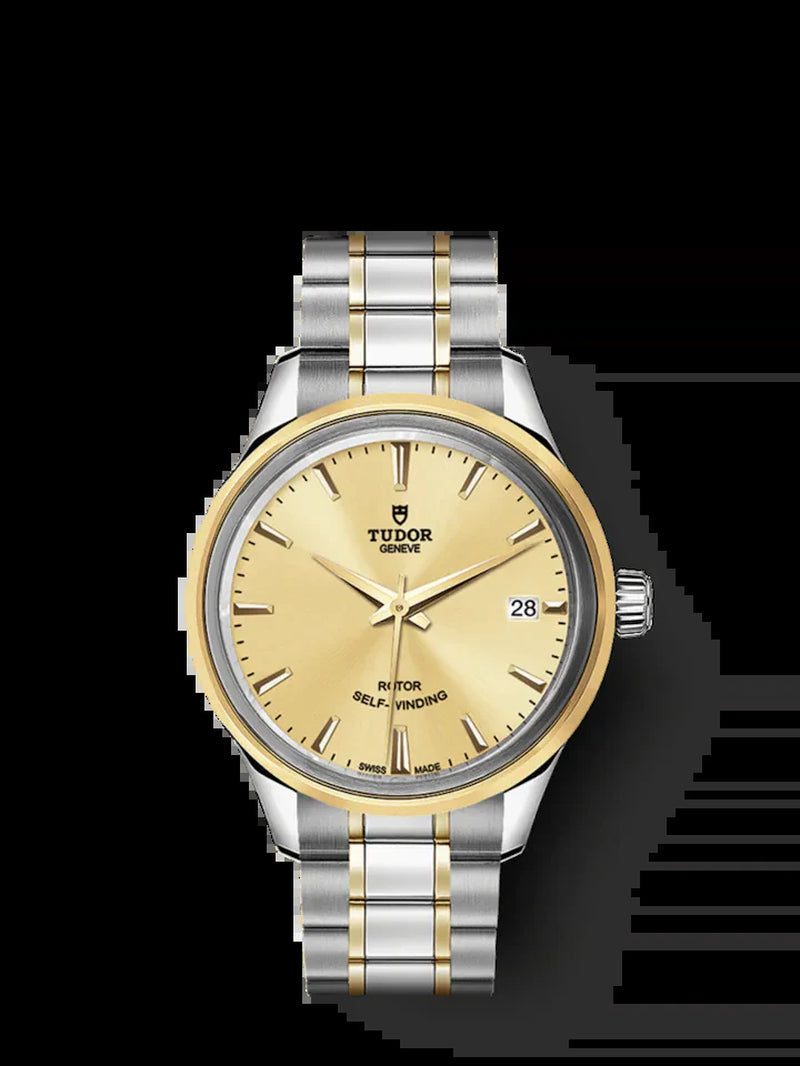 Style, Stainless Steel and Yellow Gold, 34Mm, Ref# M12303-0001