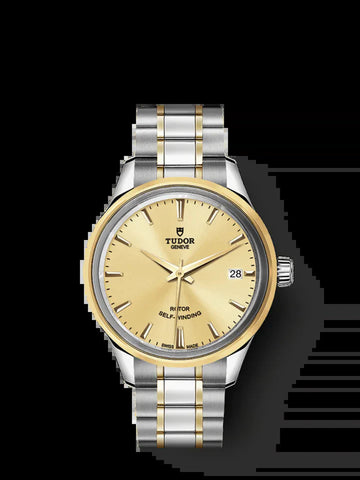 Style, Stainless Steel and Yellow Gold, 34Mm, Ref# M12303-0001