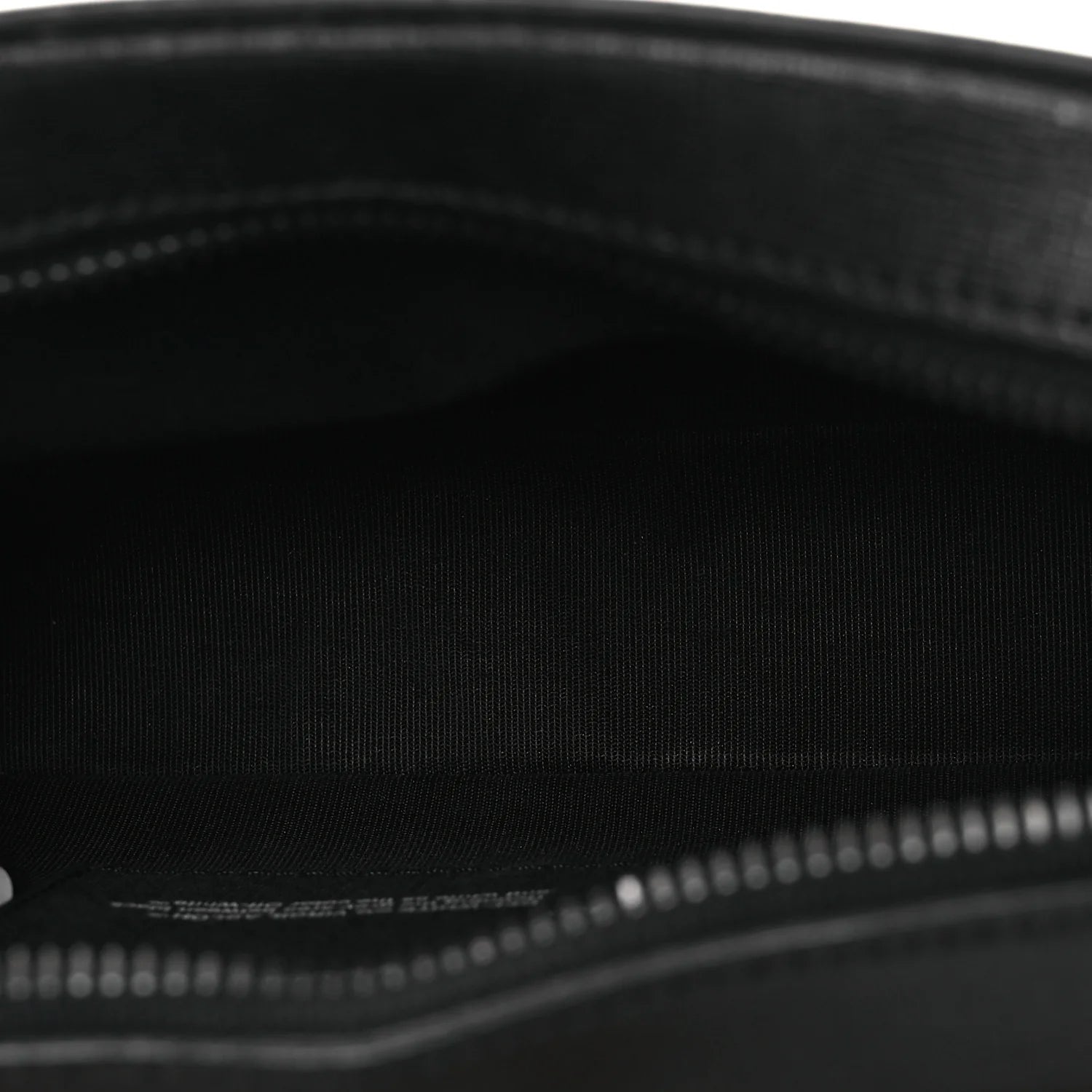 Saffiano Striped Mini Diag Bag Black White