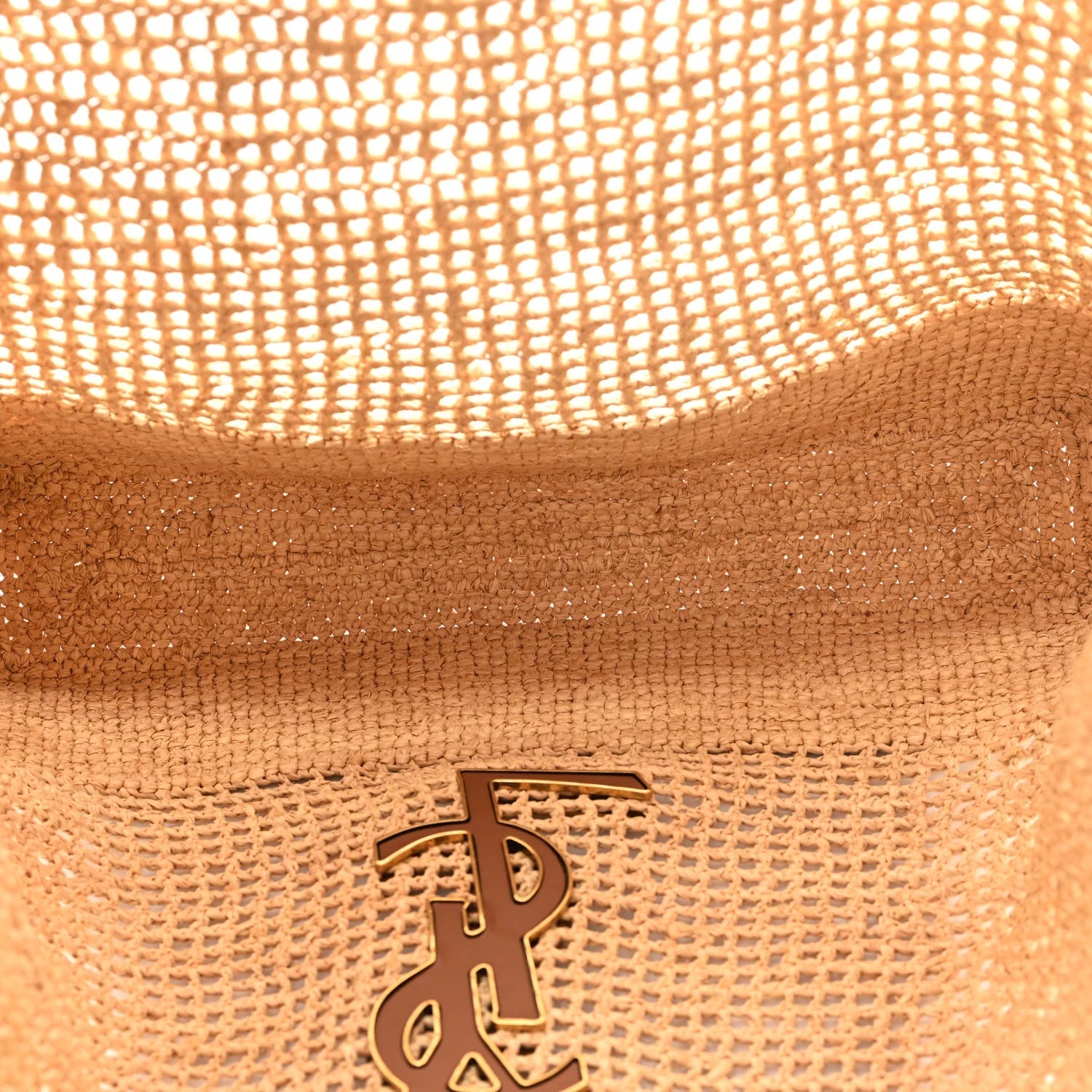 Raffia Icare Shopping Tote Natural