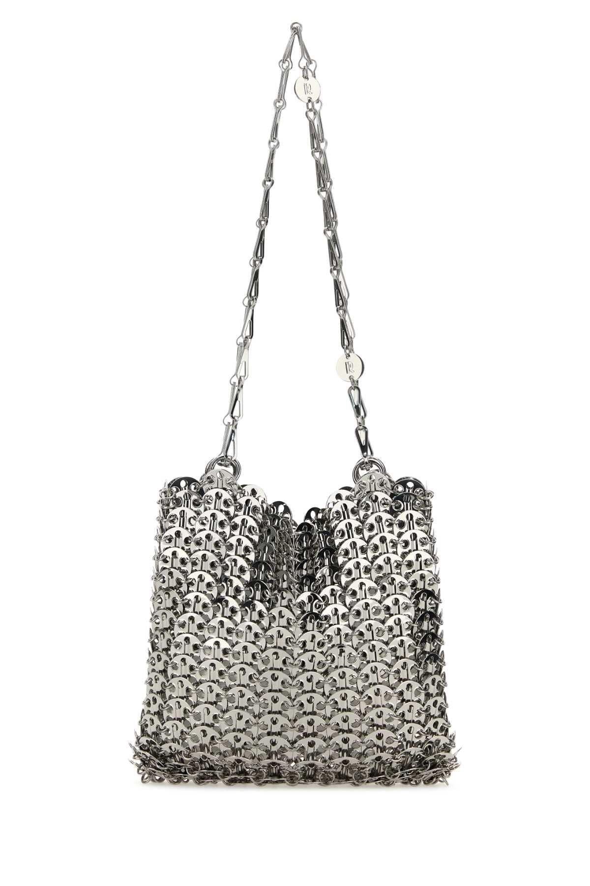 SILVER METAL CHAIN 1969 SHOULDER BAG