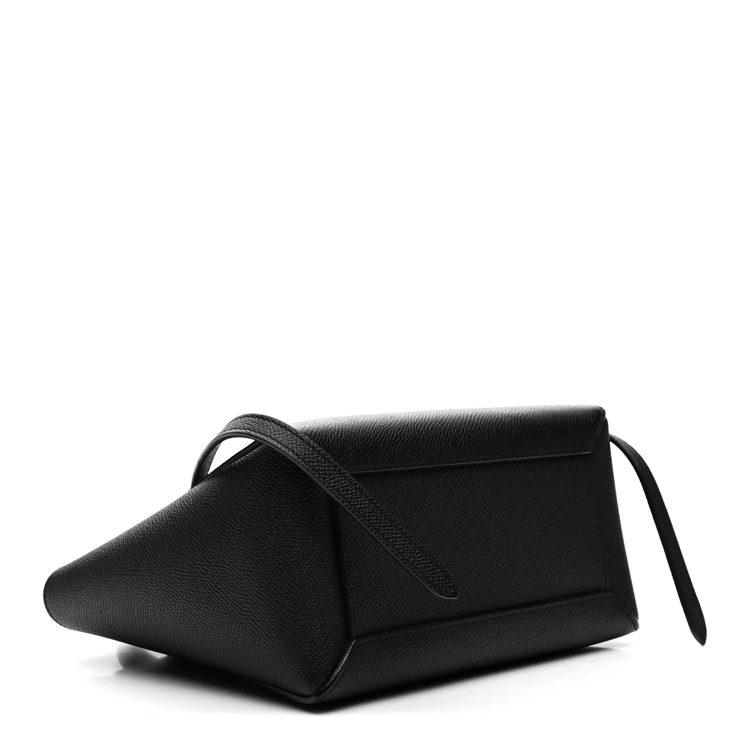 Grained Calfskin Nano Belt Bag Black