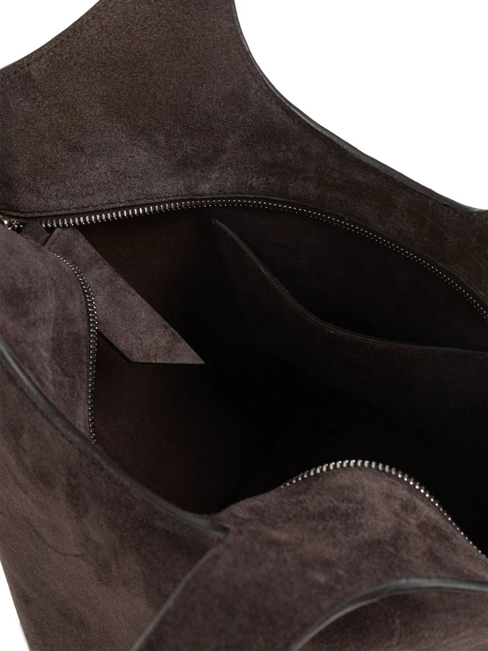 LA SCOOP MEDIUM LEATHER SHOULDER BAG