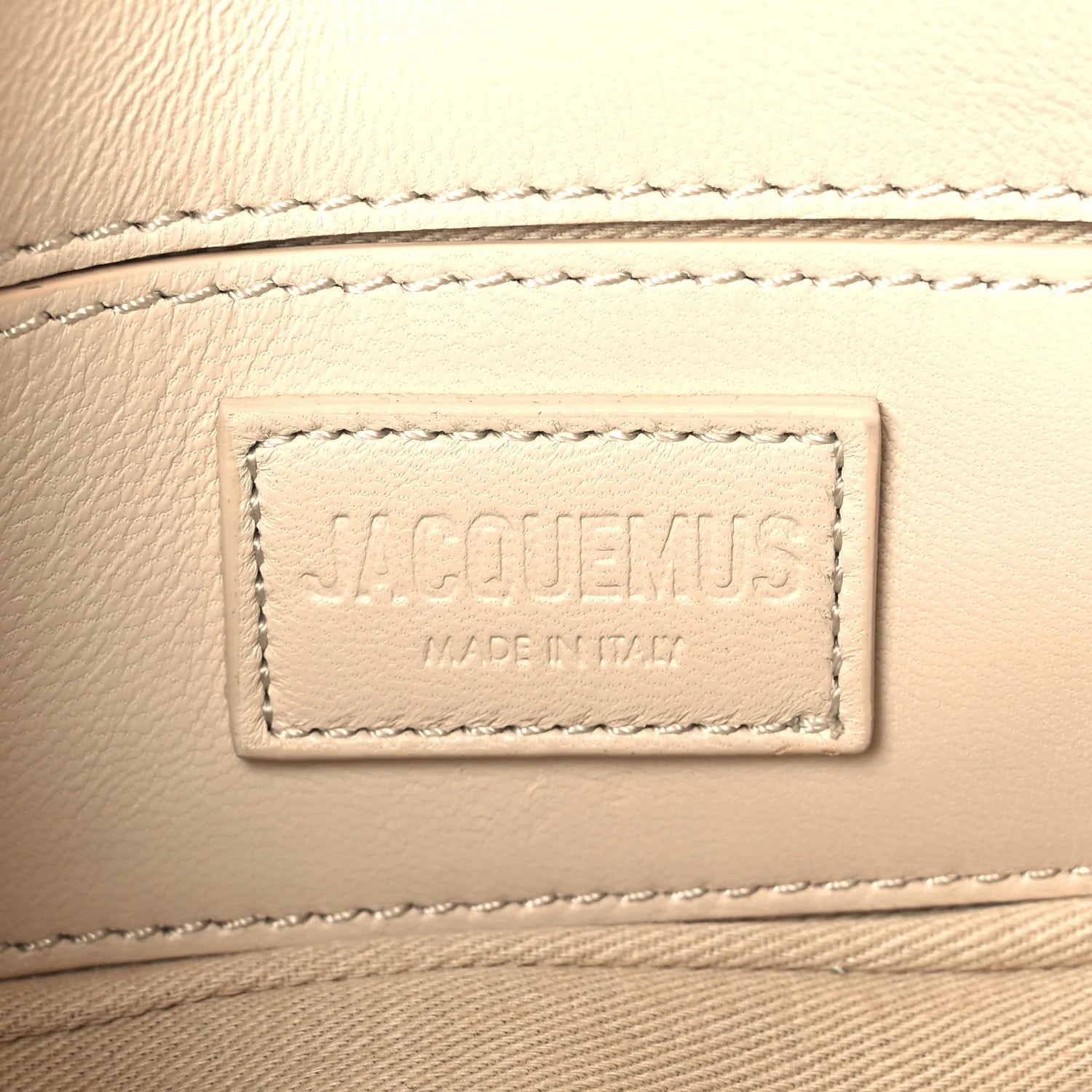 Padded Lambskin Le Petit Bambimou Light Beige