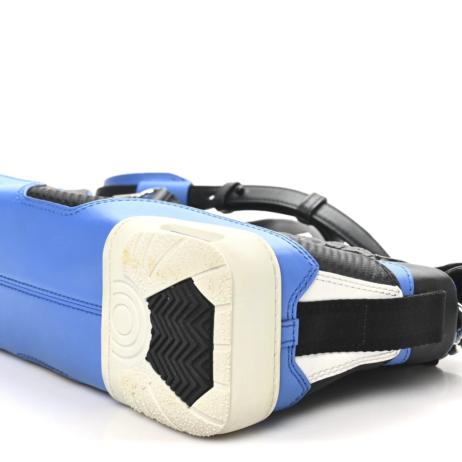 Perforated Calfskin Large Sneaker Sling Black Airforce