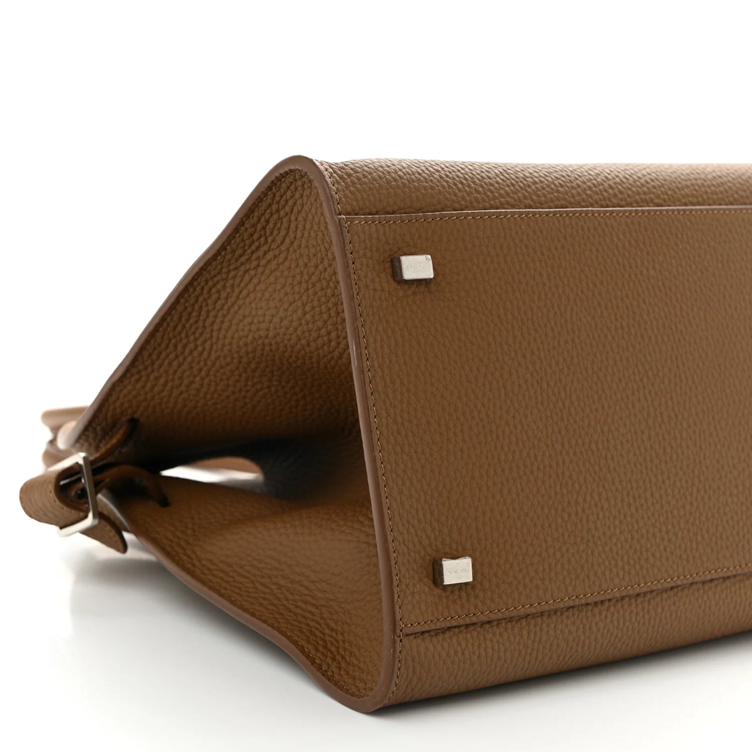 Matte Grained Calfskin Soft Margaux 12 Taupe